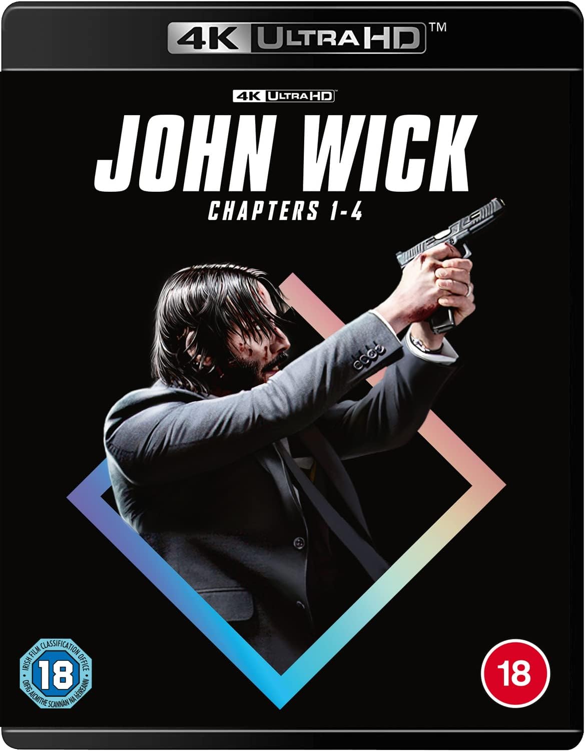 John Wick 1 - 4 Box Set (4K UHD) [Blu-ray]