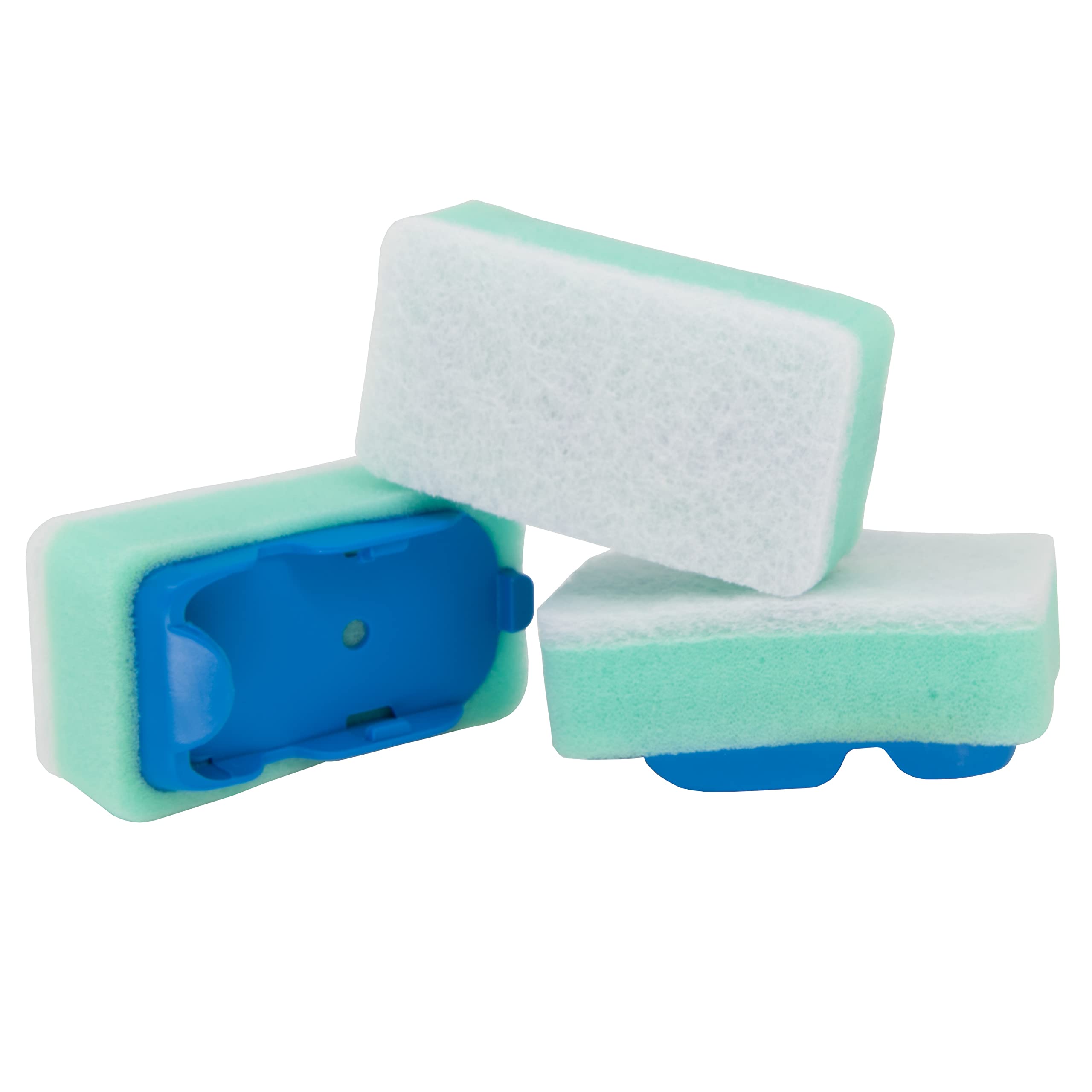 Spontex Dishmop Non Scratch Sponge Refills - 3 Count | Anti-Grease | Recycled Fibres