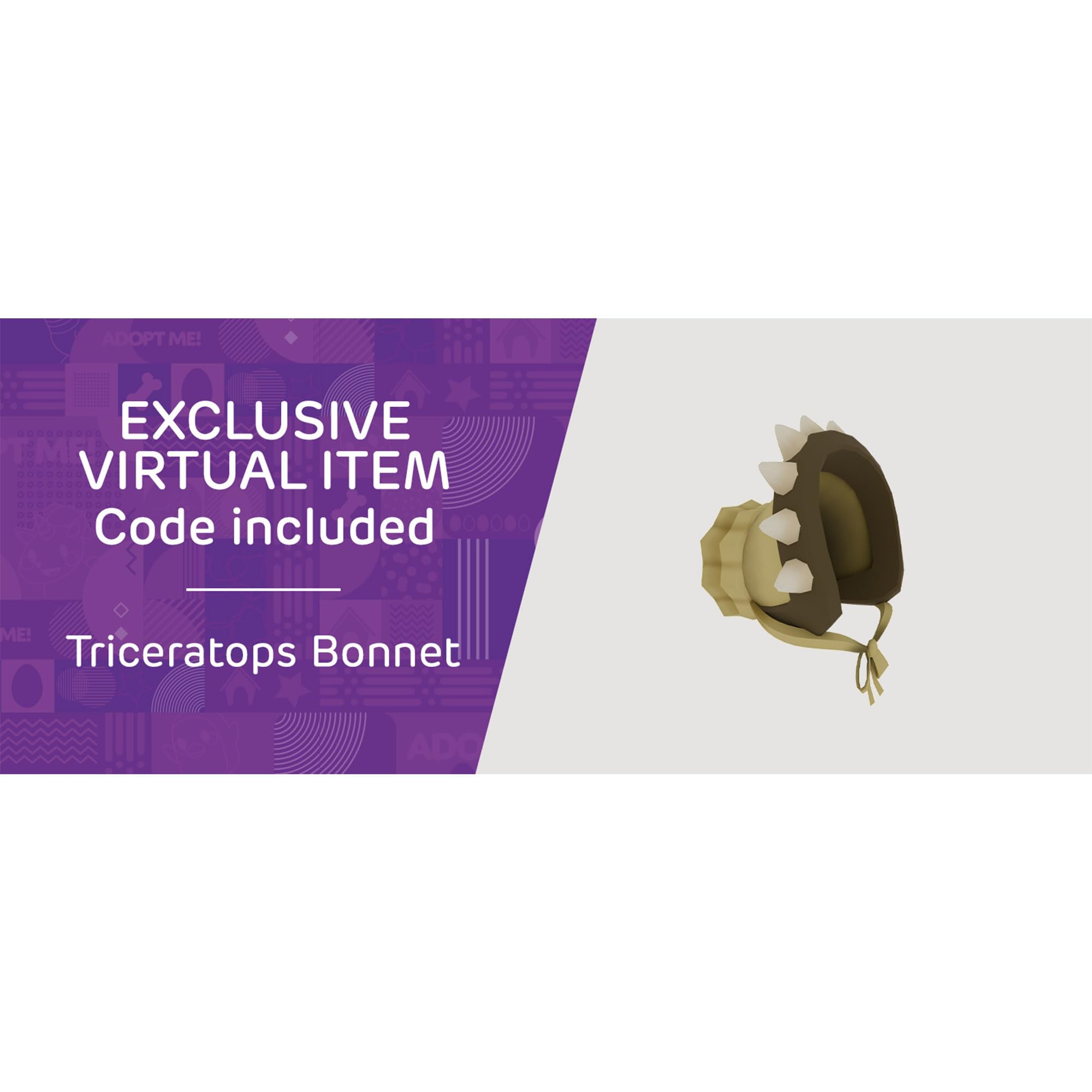 Adopt Me! Triceratops Plush - Series 4 Uncommon - 8-Inch Polyester Stuffed Animal 2