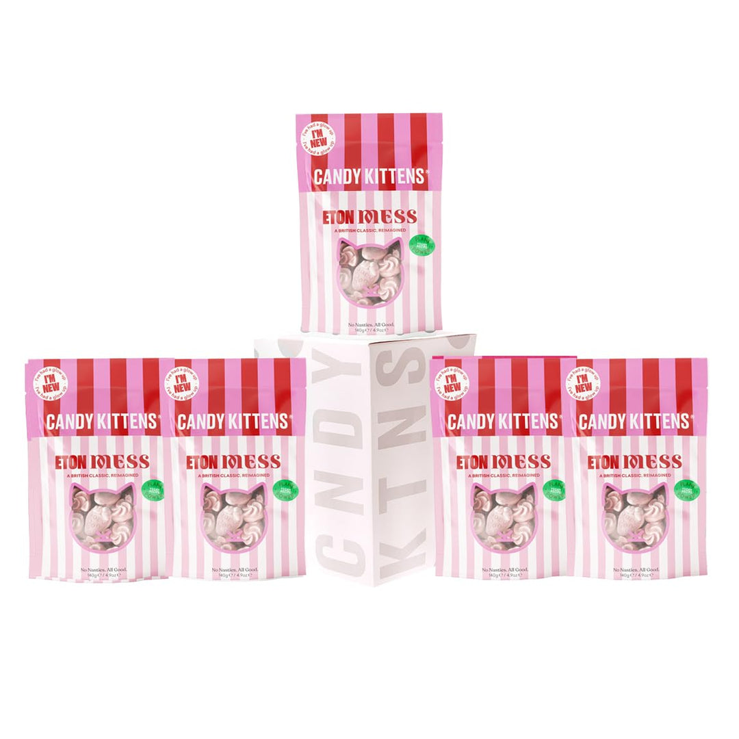 Candy Kittens Eton Mess Wild Strawberry Vegan Sweets Gift Pack
