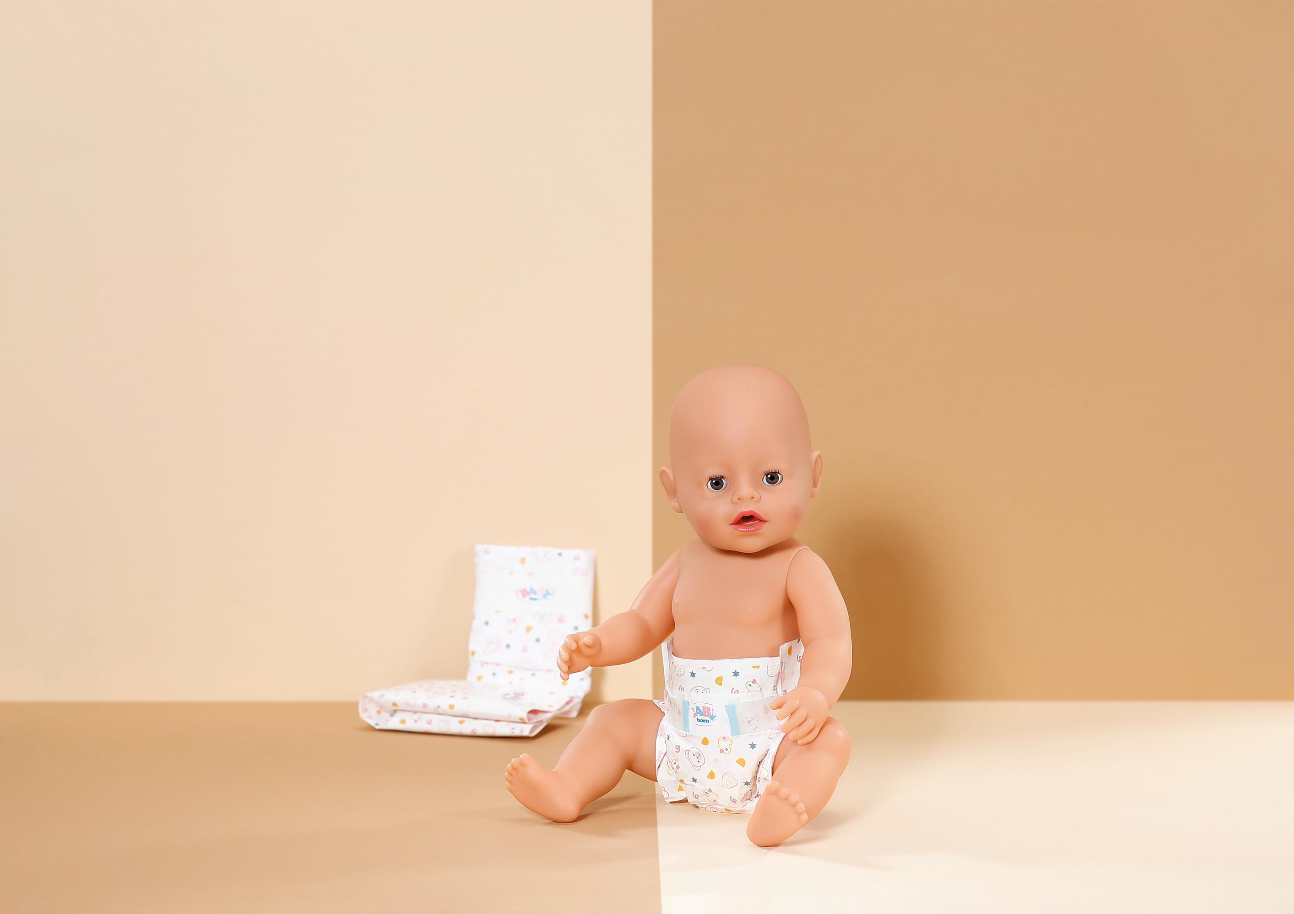 BABY born - Nappies 5-Pack for Dolls Up to 43cm (Pink, Polyester) 3