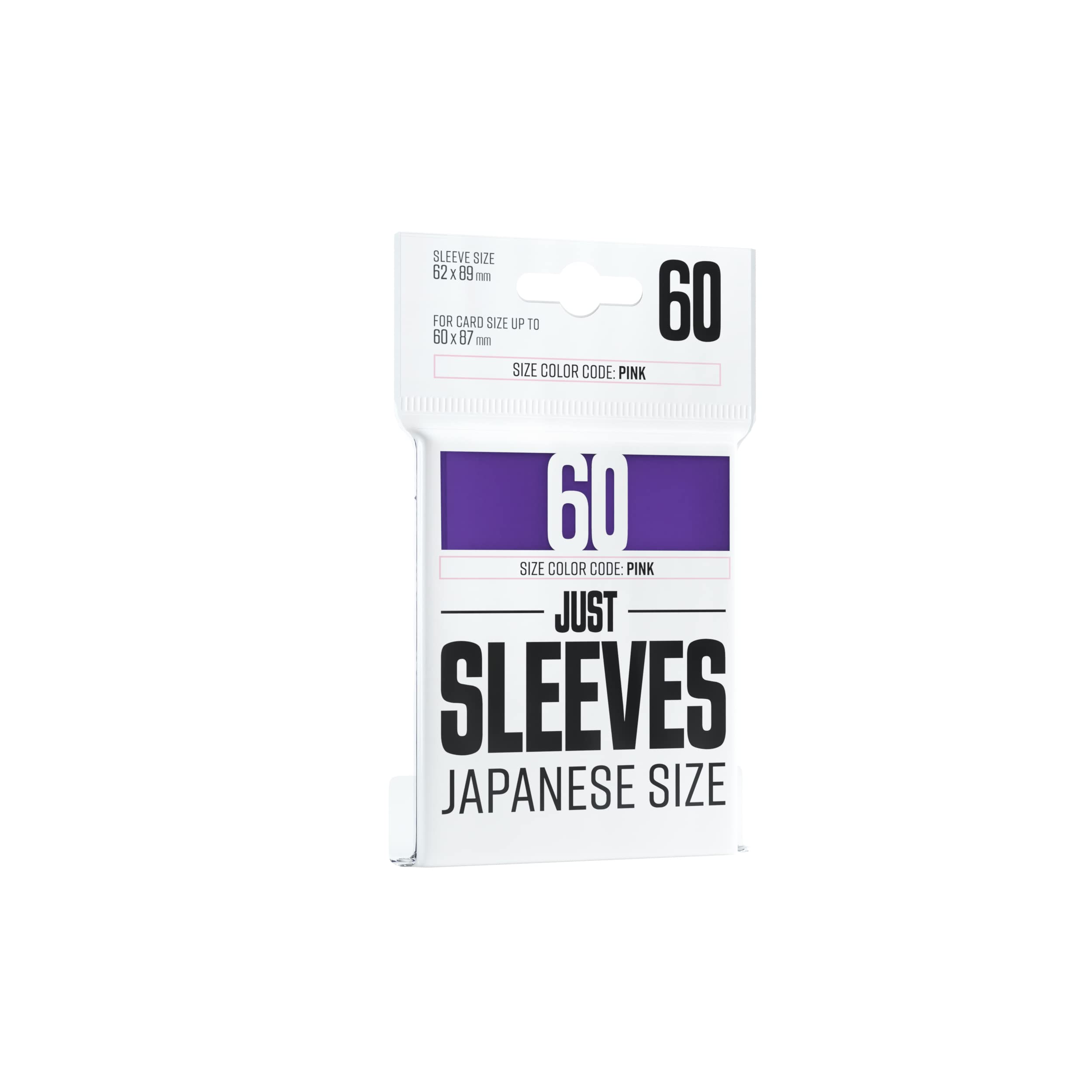 Gamegenic Just Sleeves - Japanese Size Card Protection | 60 Count Purple Sleeves 1