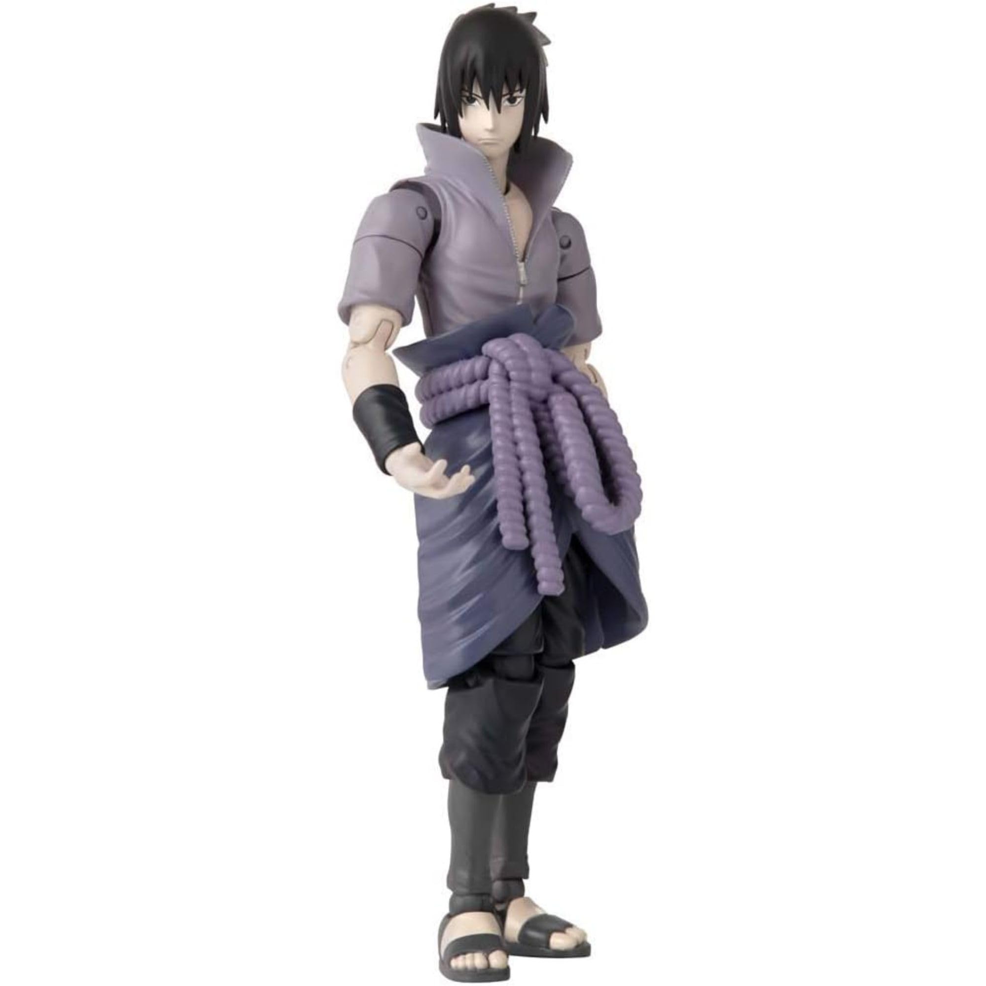 BANDAI Naruto Anime Heroes Sasuke Uchiha Action Figure - 17cm, 17 Points of Articulation 3
