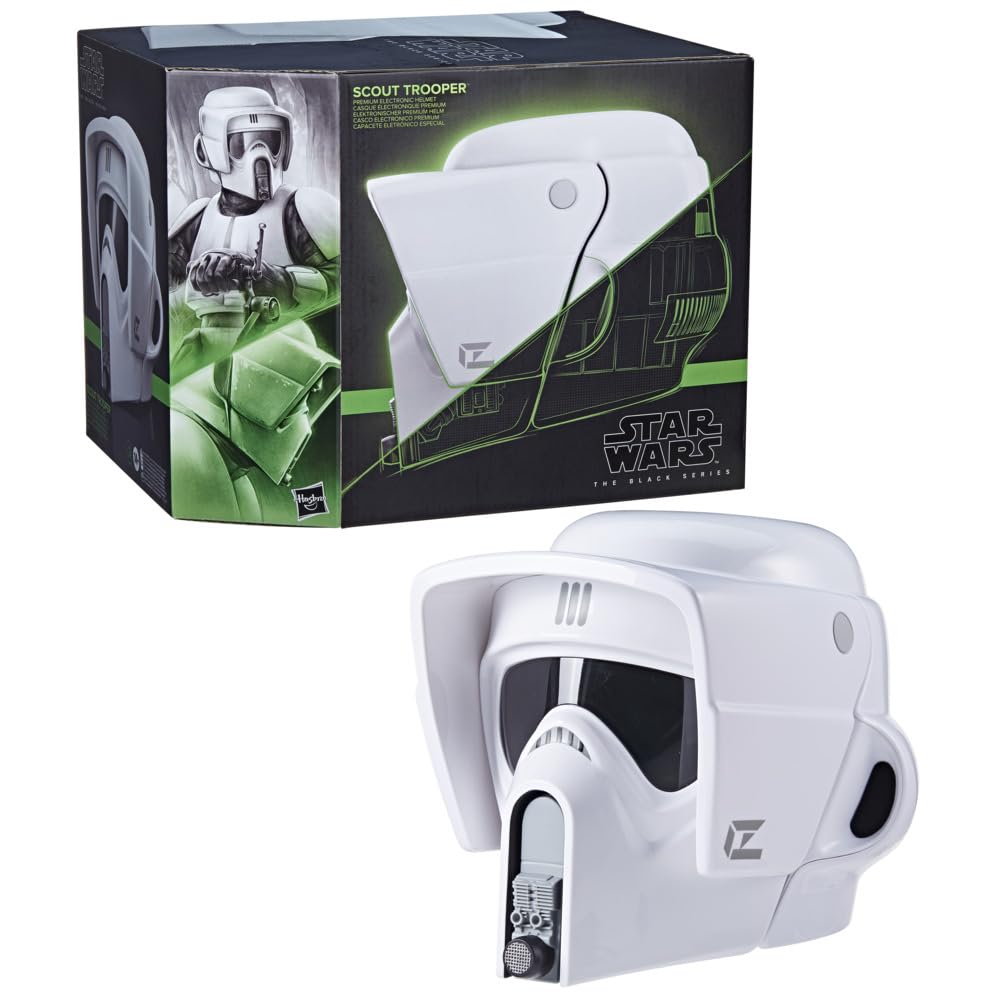 Star Wars The Black Series Scout Trooper Electronic Helmet - Adult, Adjustable Fit