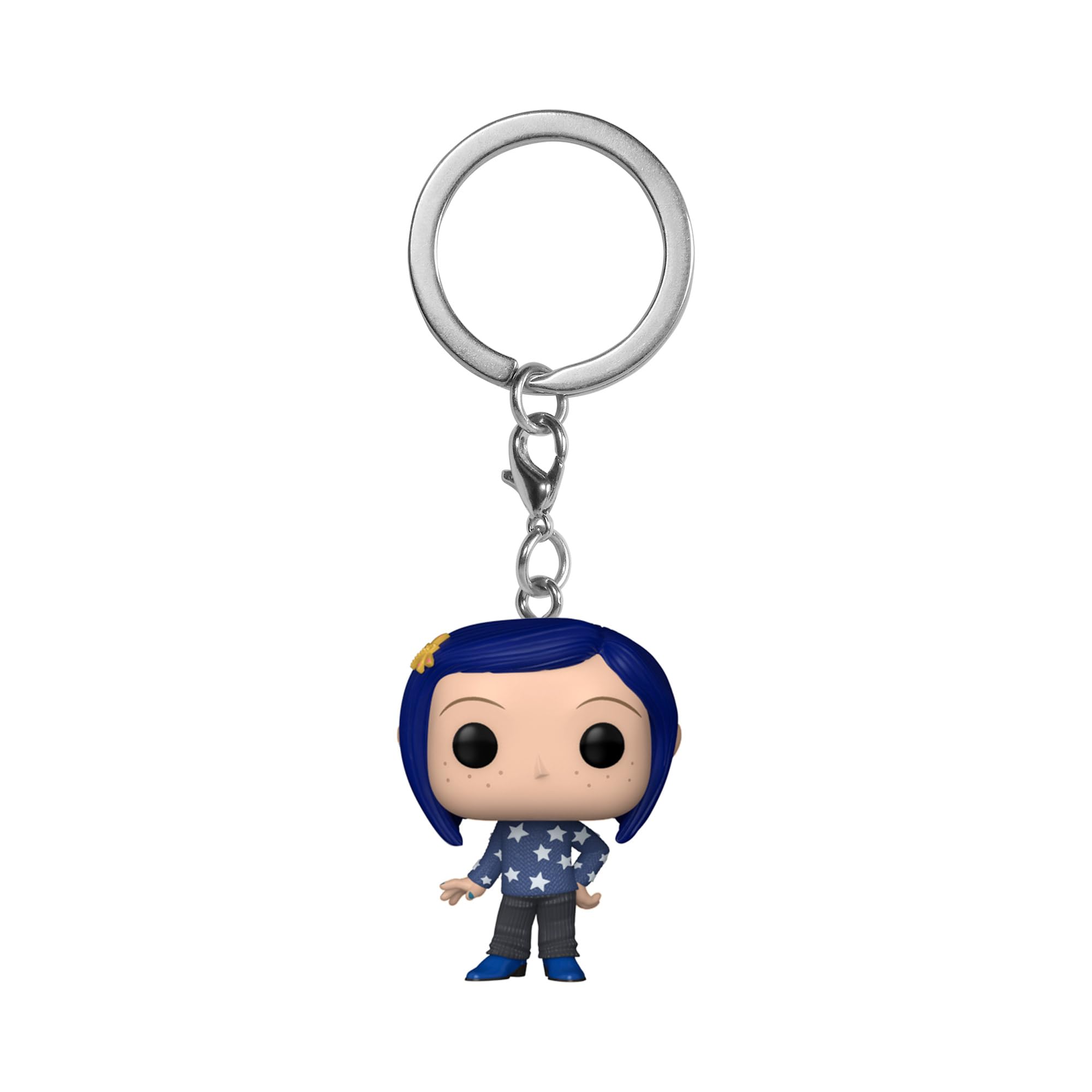 Funko Coraline - Coraline Sweater POP! Keychain | Vinyl Figure | Approx. 4.63-inches Tall
