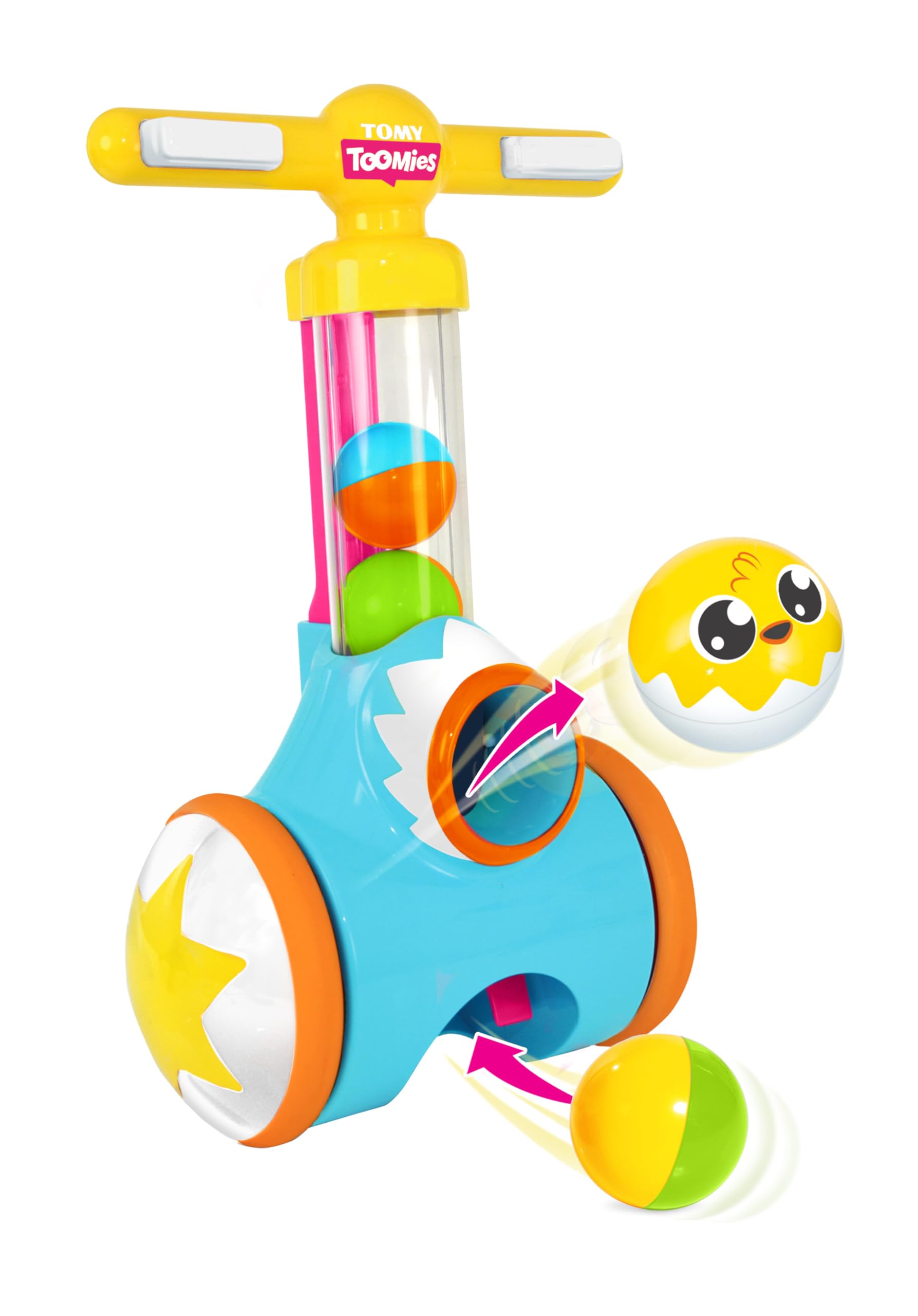 Toomies Pic and Pop Push Along Toy - Ball Popper with Collector | Ages 18 Months+ 1