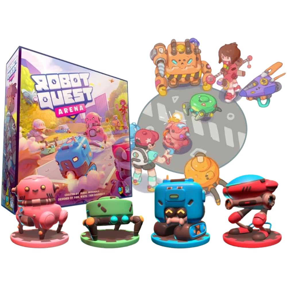 Robot Quest Arena - Deckbuilding Strategy Board Game | Ages 12+ | 2-4 Players | 30 Minutes 6