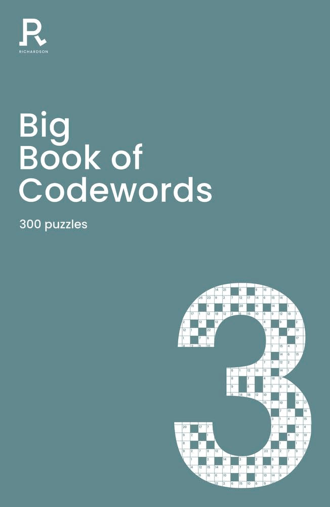 Richardson Puzzles and Games The Big Book of Codewords Book 3 - 300 Puzzles | Paperback 1