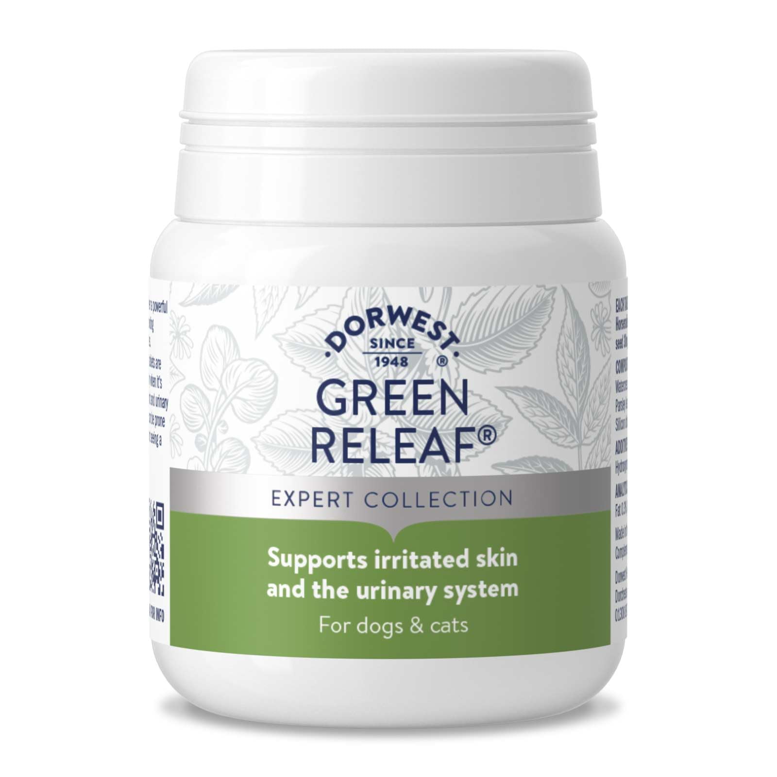 DORWEST HERBS Green Releaf Tablets for Dogs & Cats - Joint, Skin & Urinary Support | 100 Count