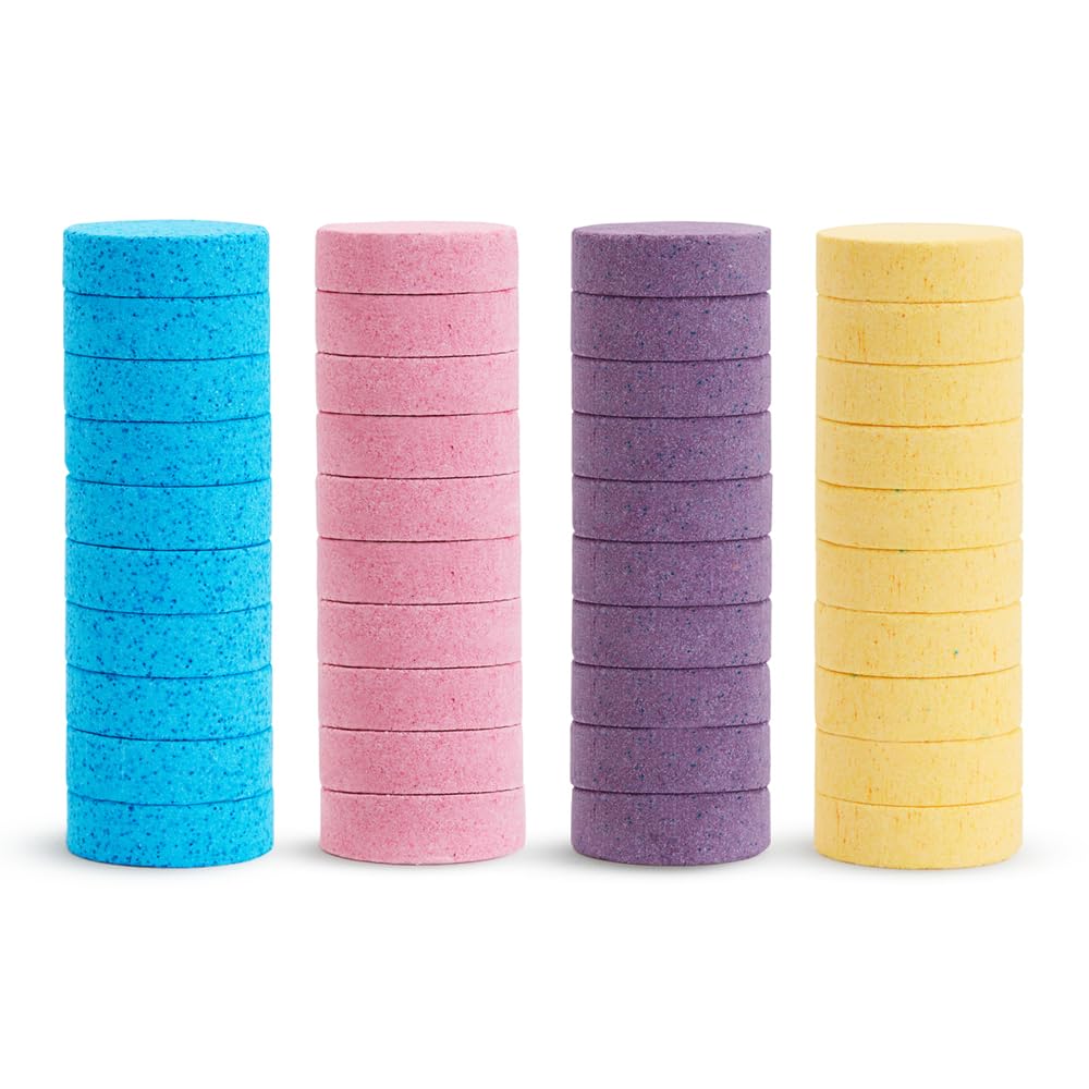 Munchkin Colour Buddies Bath Bombs - 40 Count Refill Pack | Non-Staining, Moisturizing 1