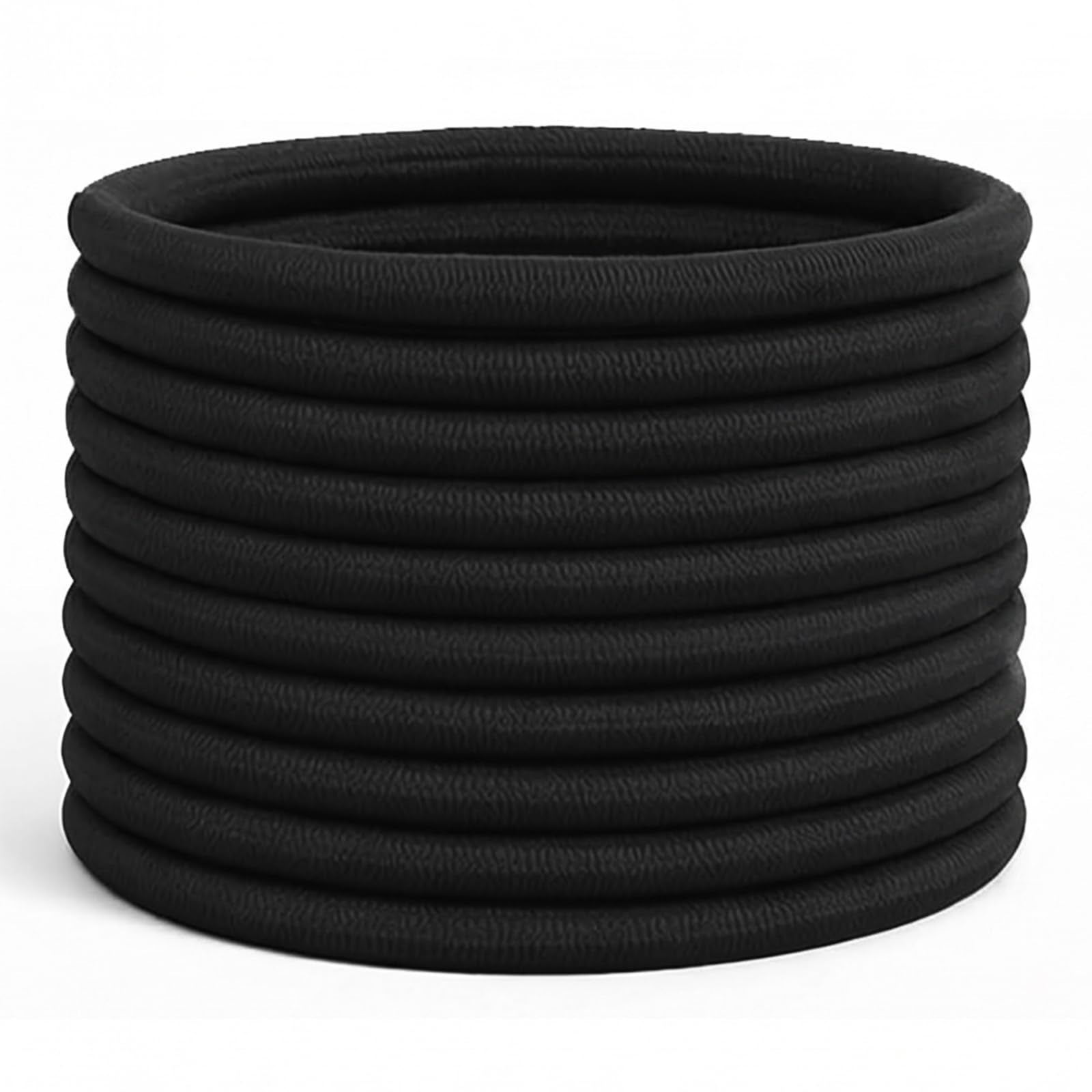 Muexoee Hair Bobbles - 10 Pack Durable Metal-Free Nylon Ponytail Holders for All Hair Types 1