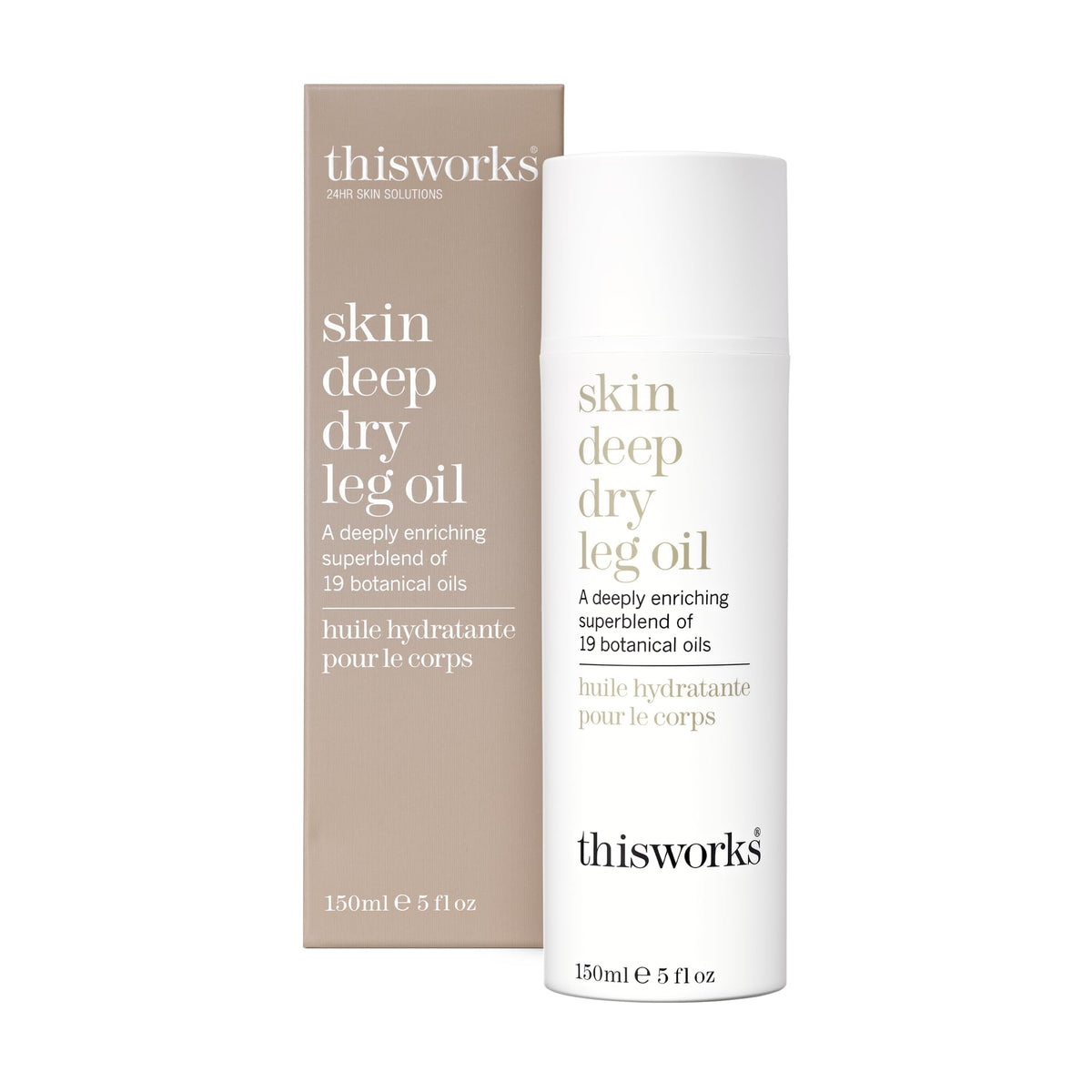 THISWORKS Skin Deep Dry Leg Oil - 150 ml | Hydrating & Nourishing | For Dry Skin
