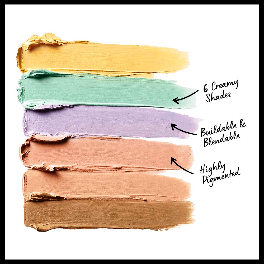 NYX PROFESSIONAL MAKEUP Colour Correcting Palette - 6 Blendable Shades, Creamy Formula, Compact for Touch-ups