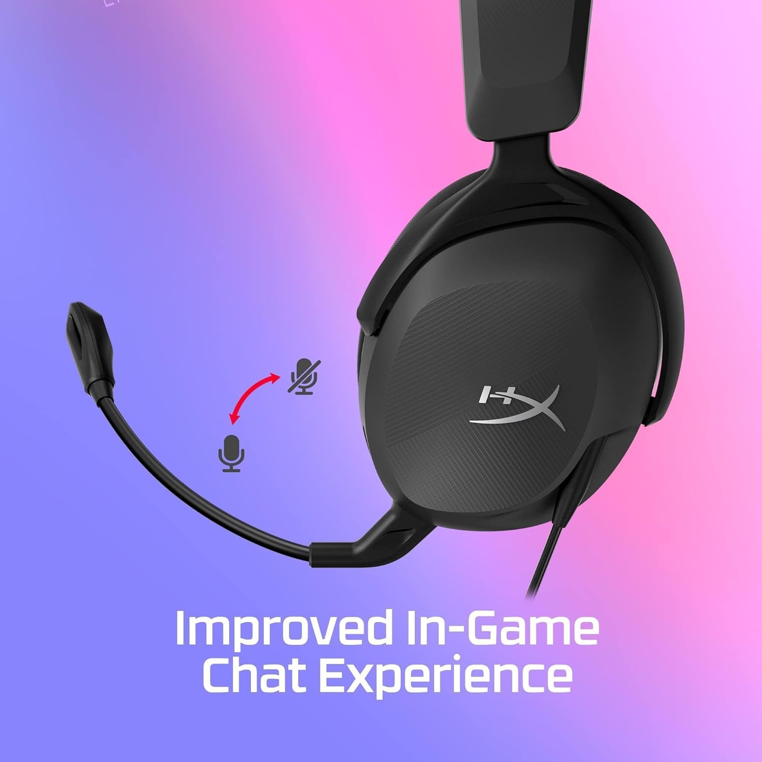 HyperX Cloud Stinger 2 Core Lightweight Gaming Headset with Swivel-to-Mute Mic & 40mm Drivers 3