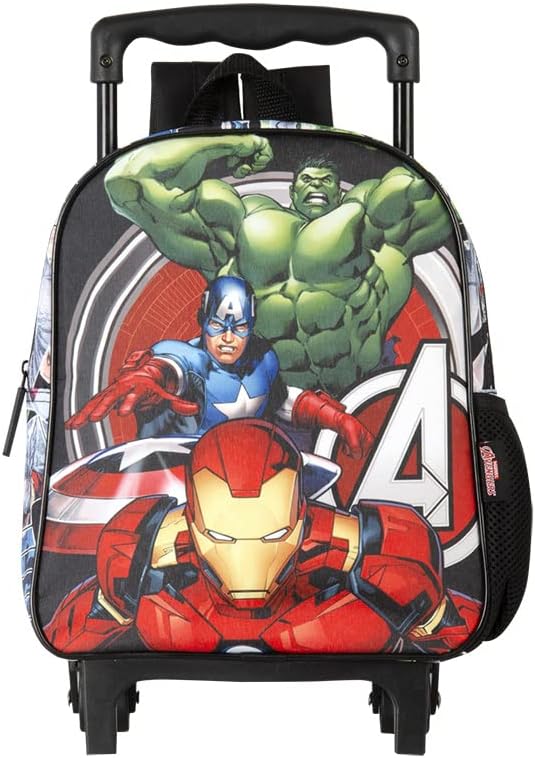 Avengers Cosmic Kindergarten Backpack with Wheels Perona 58526, Colour, Style