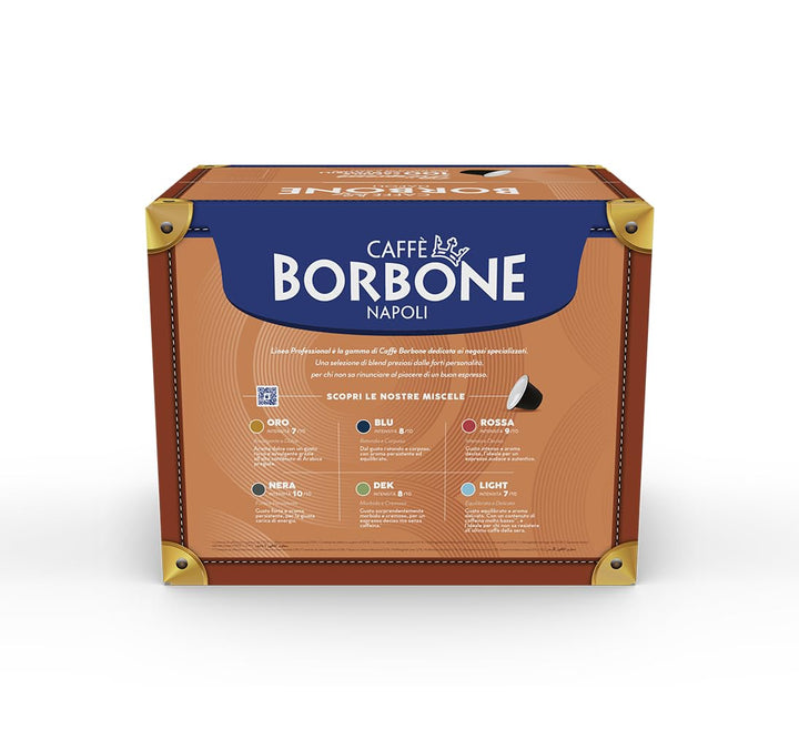 Caffè Borbone Respresso Black Coffee Blend - 100 Capsules for Nespresso Machines