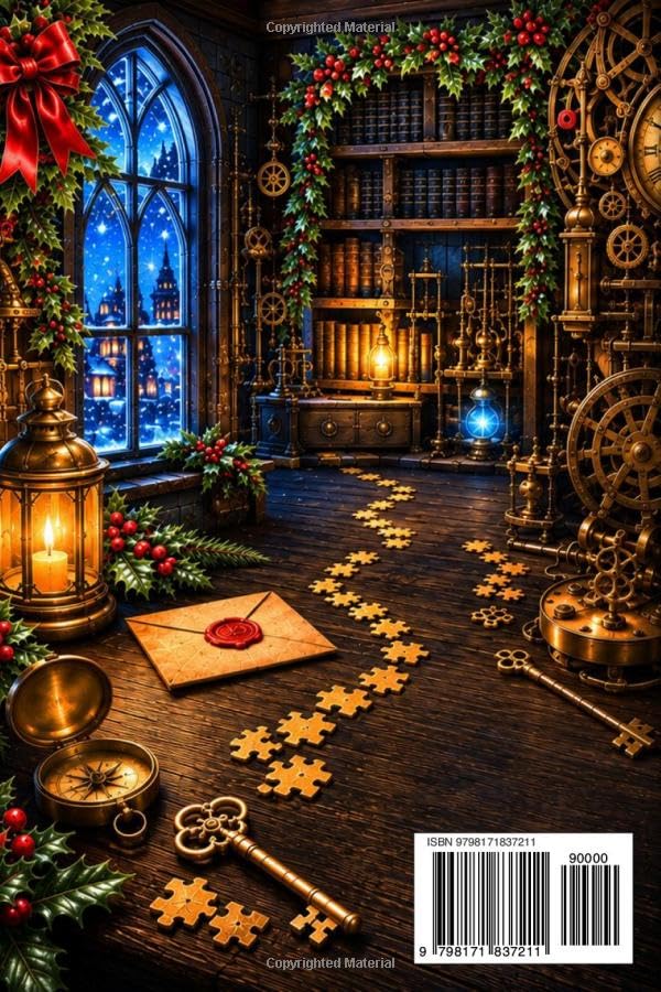 Escape Room Advent Calendar Challenge: A Screen-Free Christmas Puzzle Book - 24 Daily Puzzles - Paperback