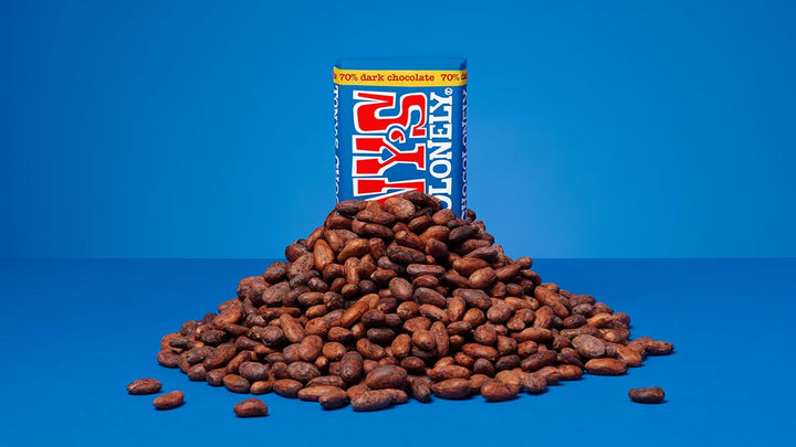 Tony's Chocolonely Dark Chocolate Bar 70% Belgian Fairtrade - 180g, Vegan, Gift