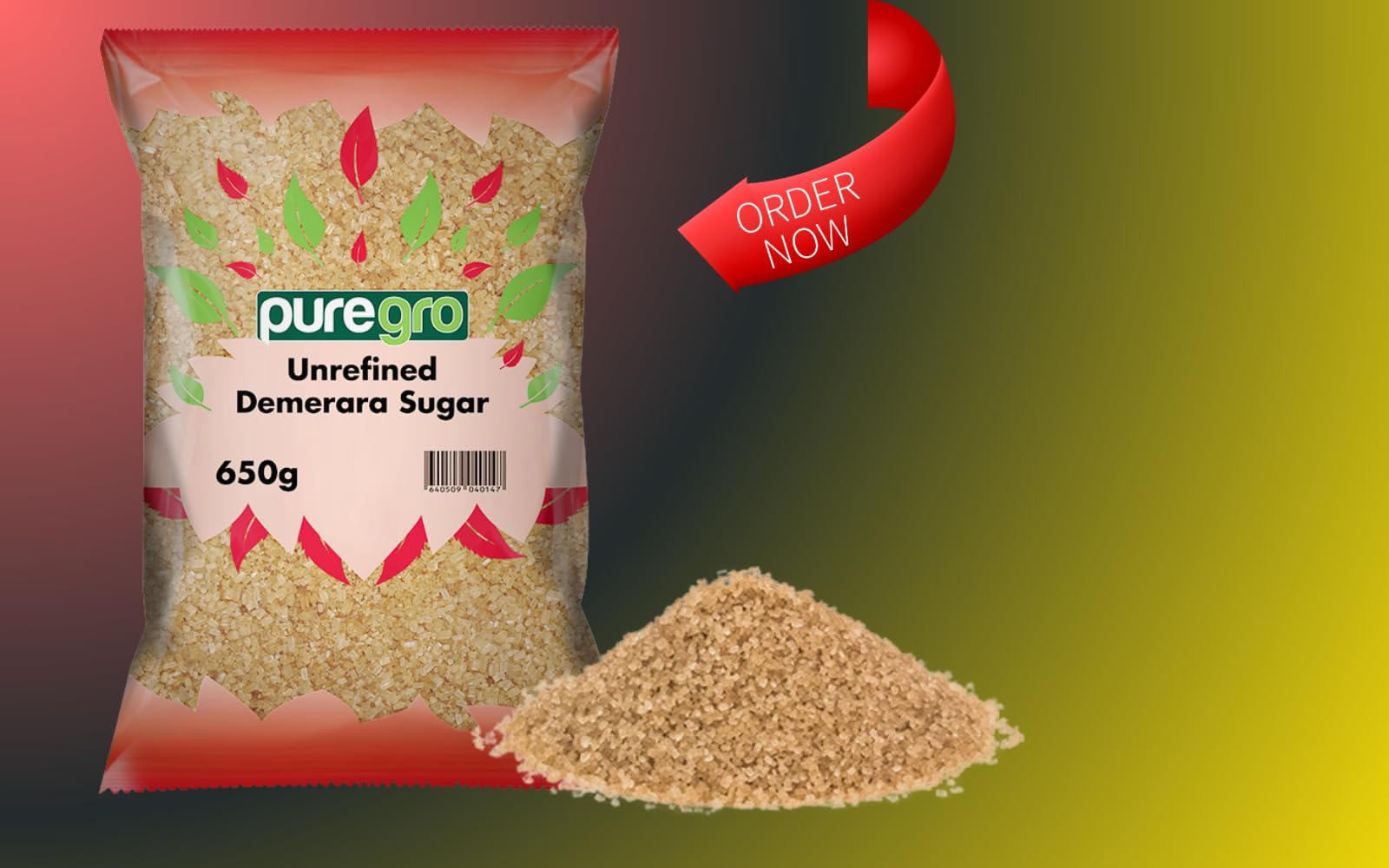 Puregro Demerara Sugar - Golden Cane Sugar for Baking & Beverages | 650 g 7