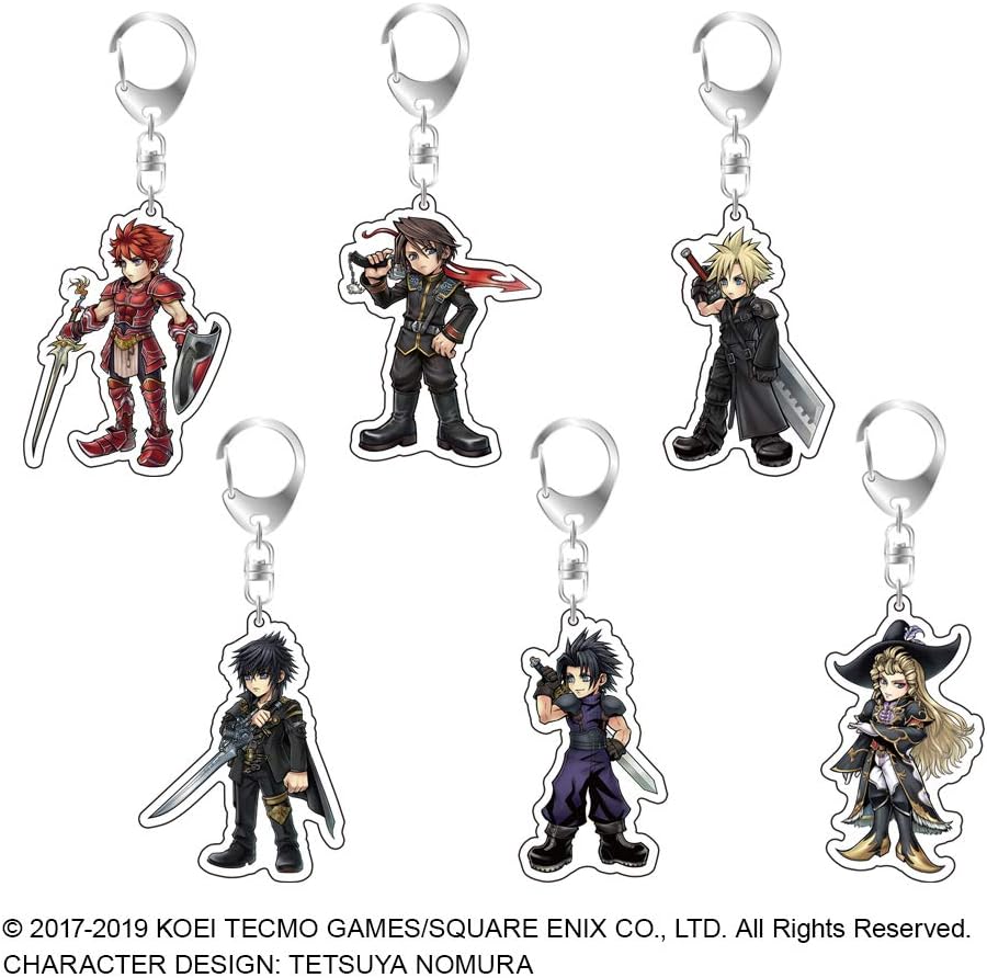 Square Enix Dissidia Final Fantasy Warrior of Light Acrylic Keyring (XDIACZZZ47)