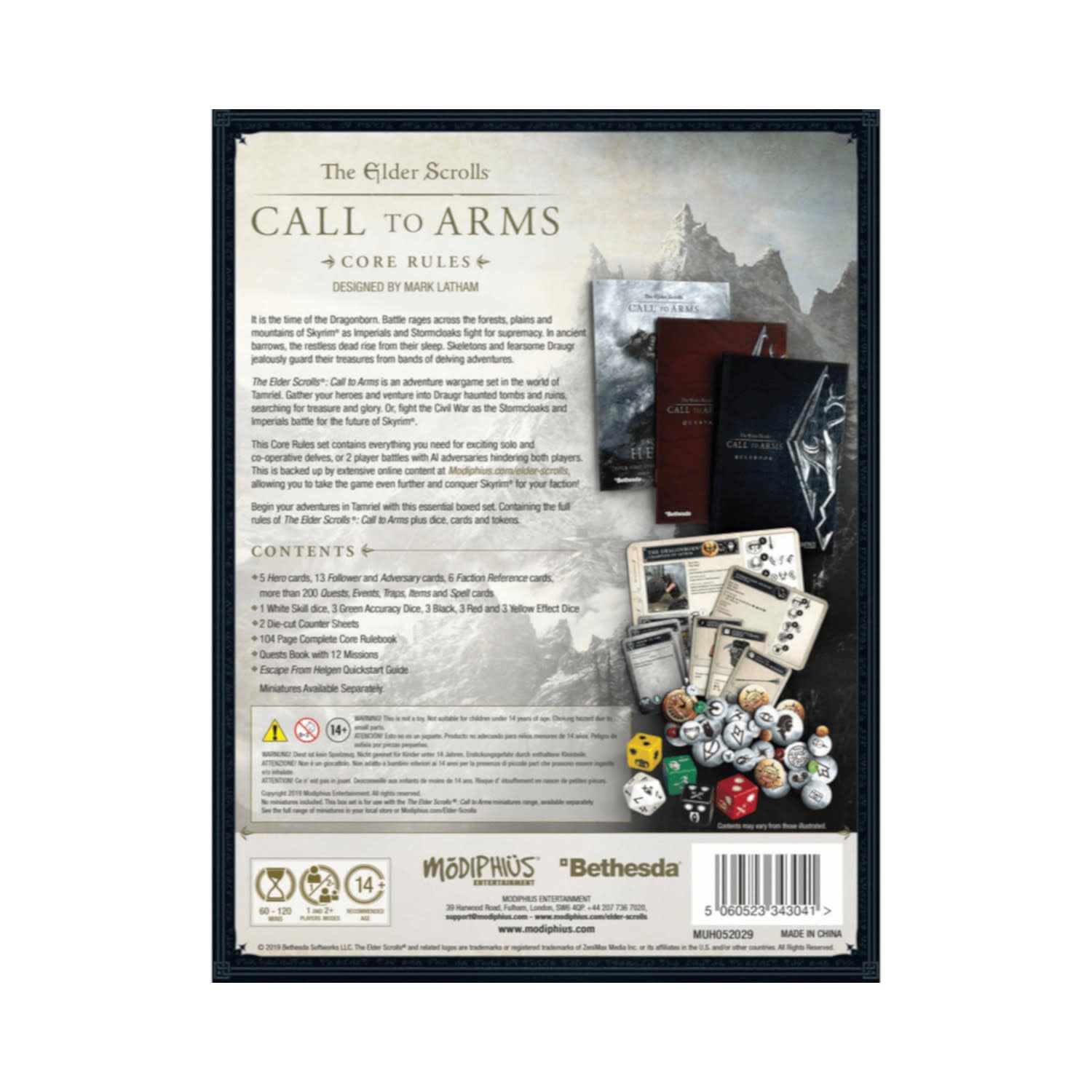 Modiphius Entertainment Elder Scrolls: A Call to Arms Core Rules Box Set 7