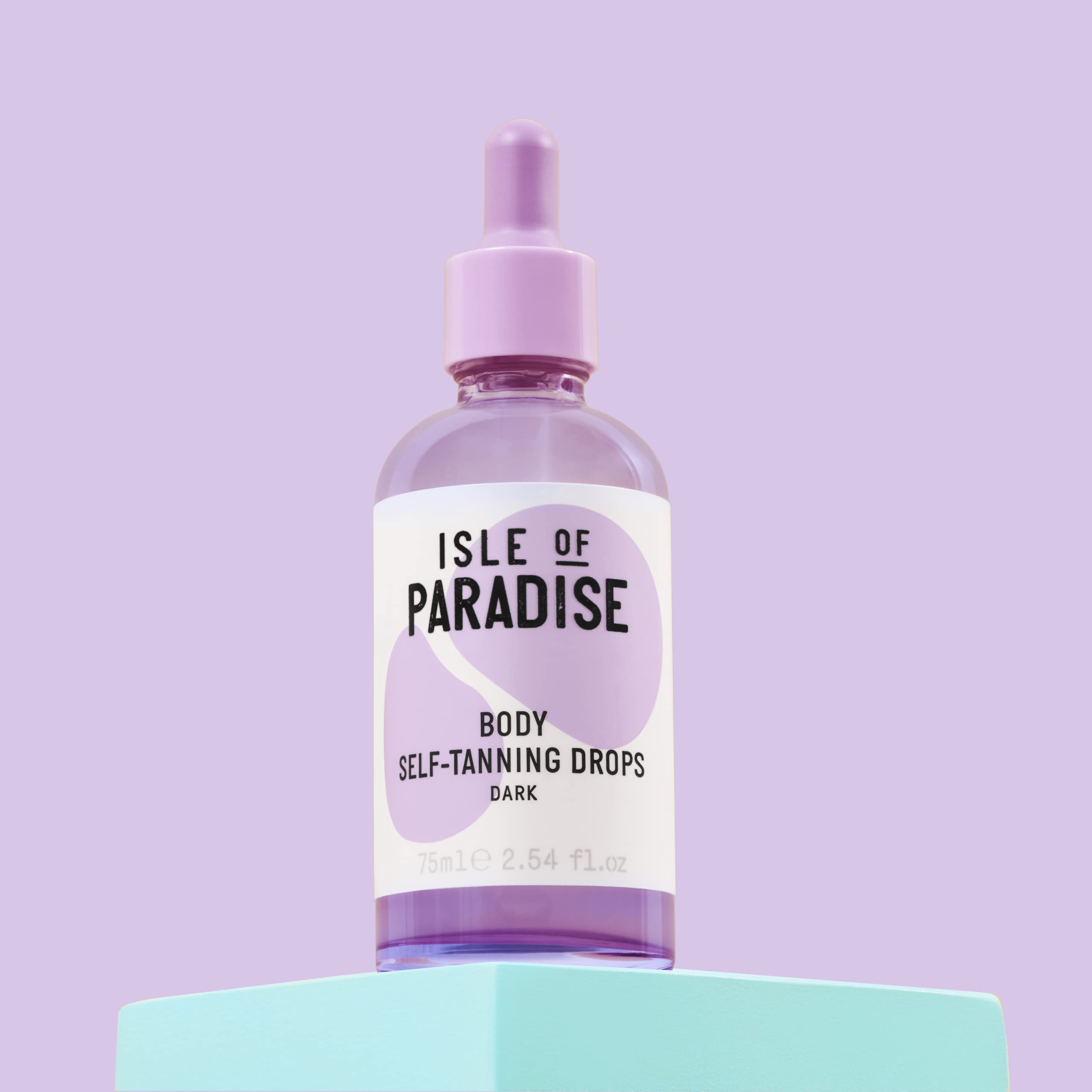 Isle of Paradise Self-Tanning Body Drops - Violet, Dark Skin Tones, 75ml 2