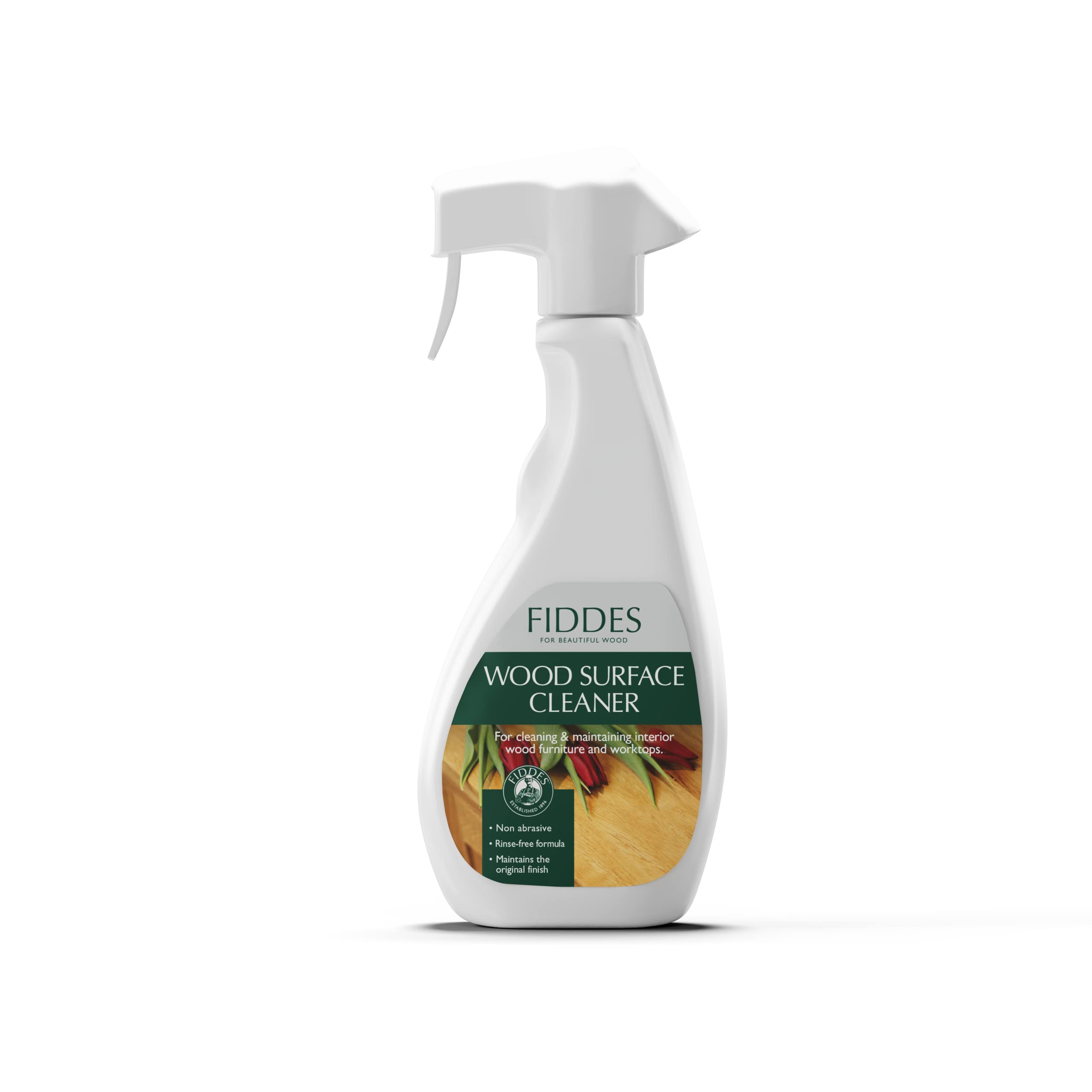 Fiddes & Son Ltd Wood Surface Cleaner - Rinse Free Formula | Pine Scent | 500ml