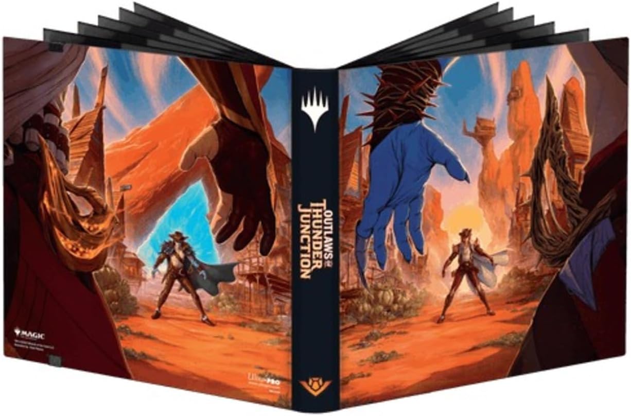 Ultra Pro Magic: The Gathering Outlaws of Thunder Junction 12-Pocket PRO-Binder with Oko and Kellan 1