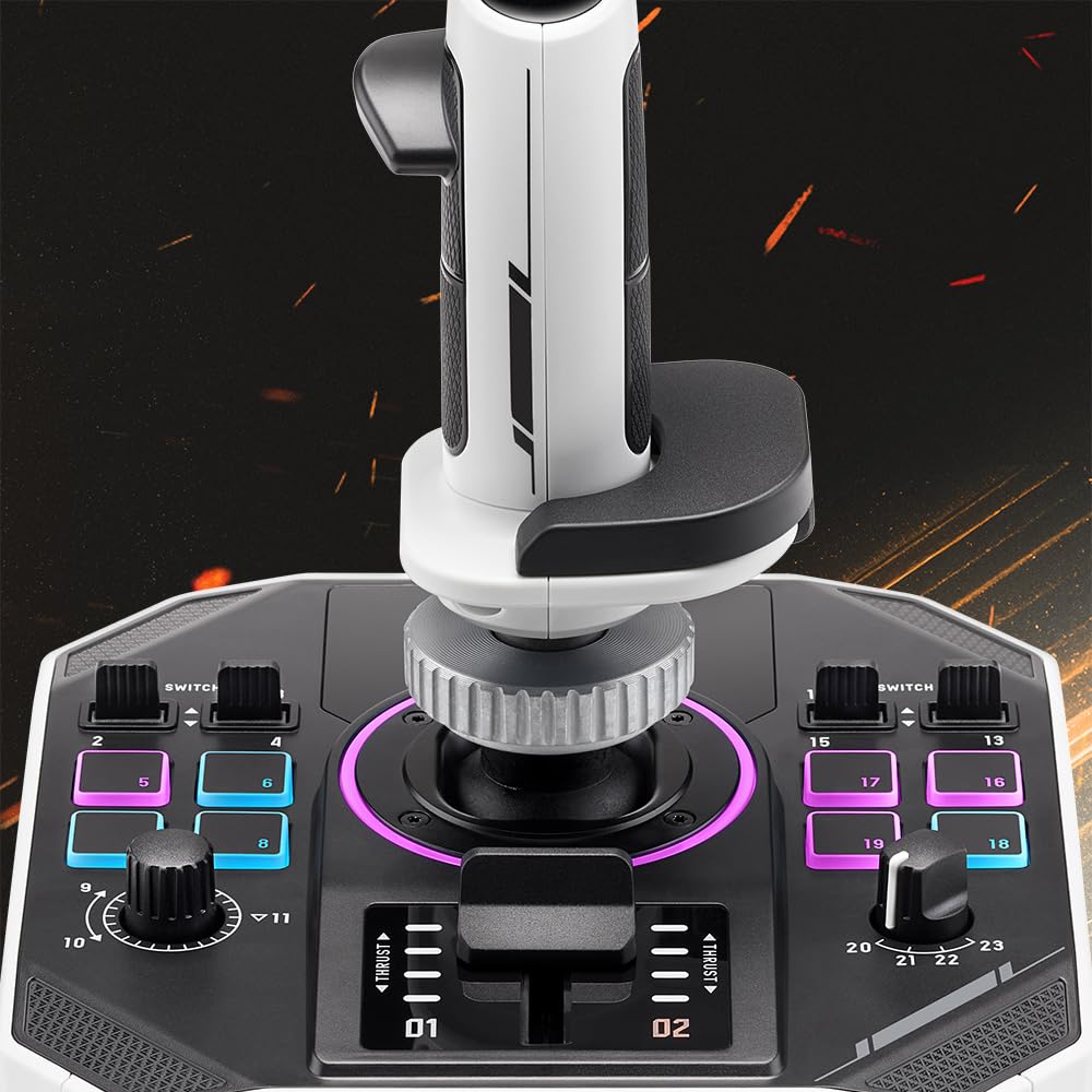 Thrustmaster Sol-R 1 Flightstick - Ambidextrous Joystick with 44 Actions for PC Gaming 12