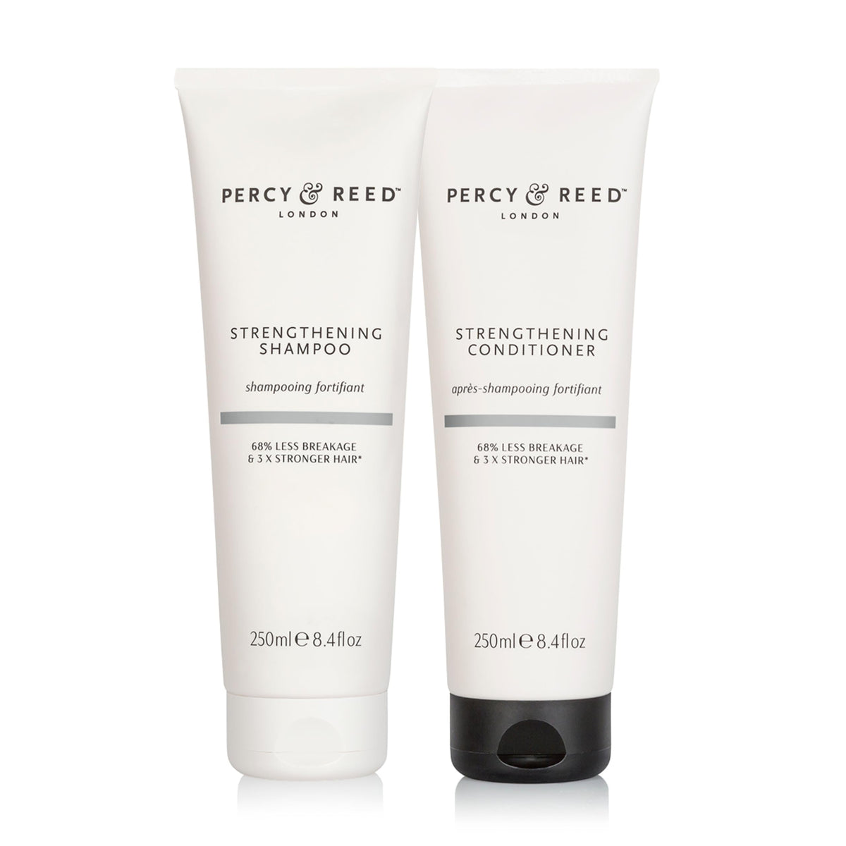 Percy & Reed Give Me Strength Shampoo & Conditioner Duo - Reduces Breakage, Promotes Hair Growth | 250mL (Pack of 2)