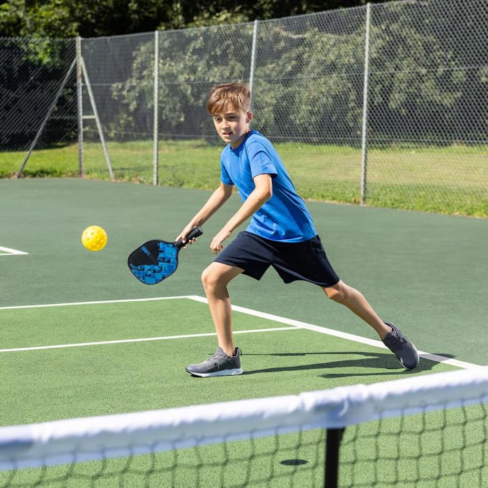 Toyrific Pickleball Paddles Set with Net and Balls - FSC-Certified Wood 2