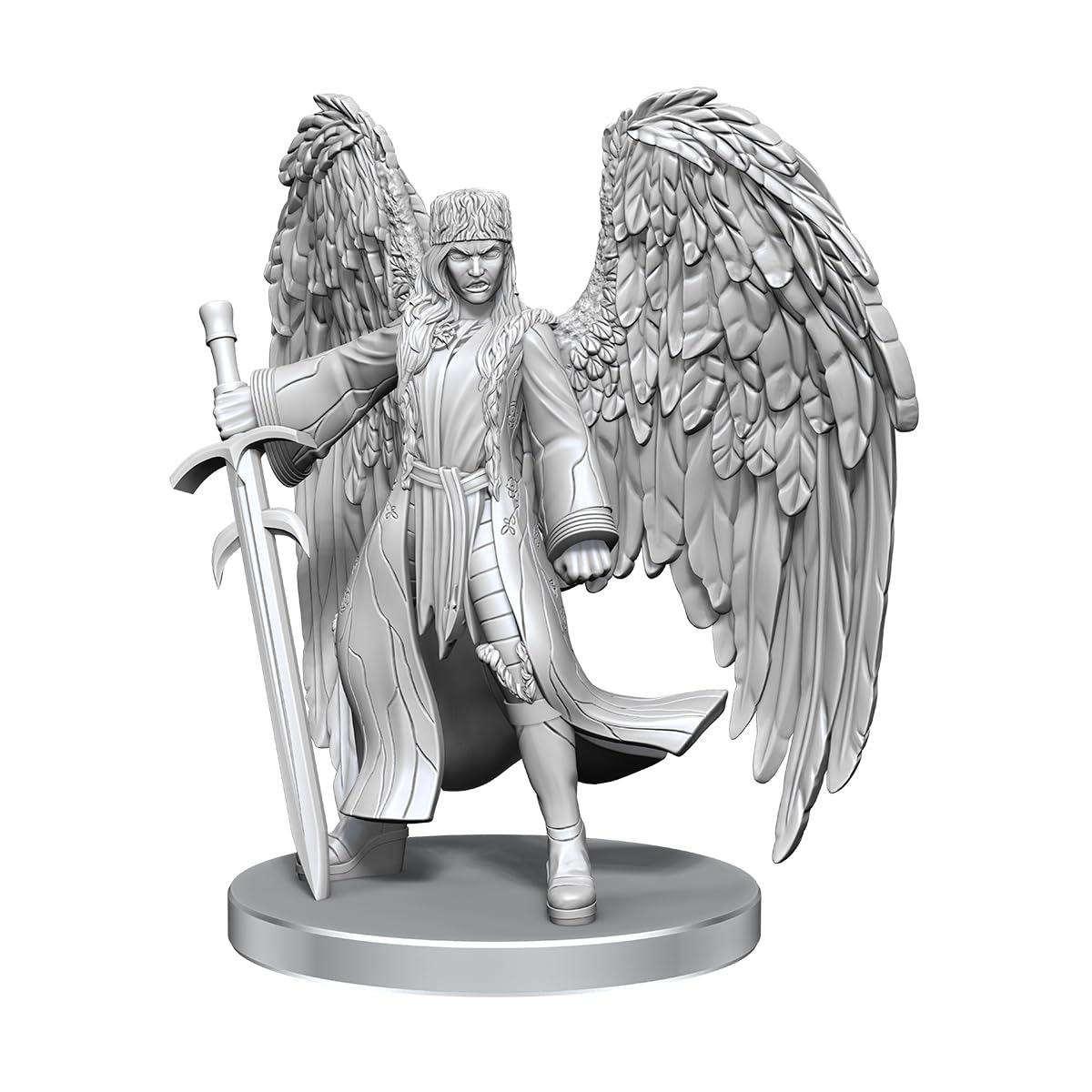 WizKids Critical Role Unpainted Miniatures - Yasha Nydoorin Edition | Ready to Paint Plastic Figure 1