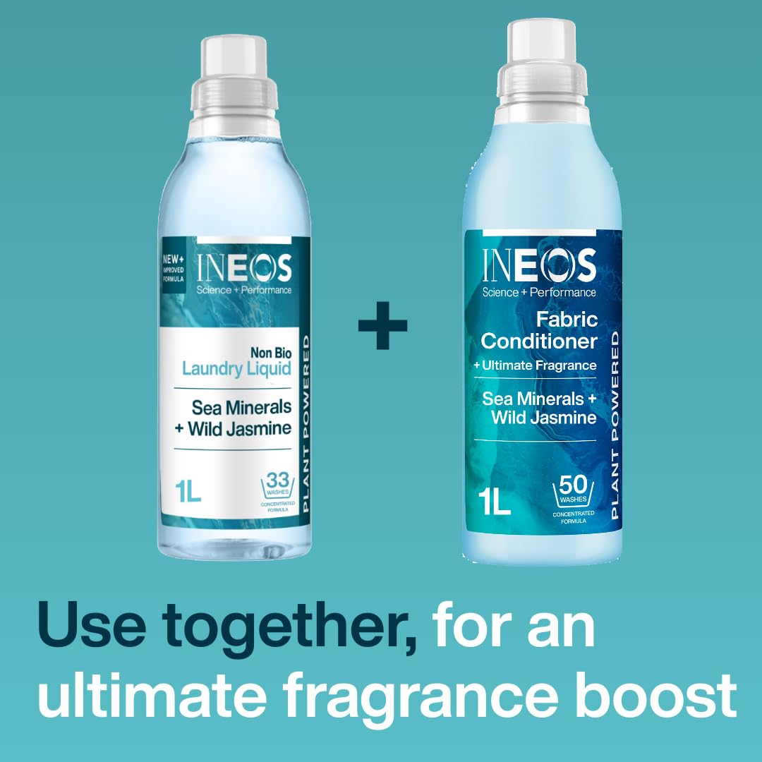INEOS - Next-Gen Long Lasting Fabric Conditioner Sea Minerals + Wild Jasmine (1L)