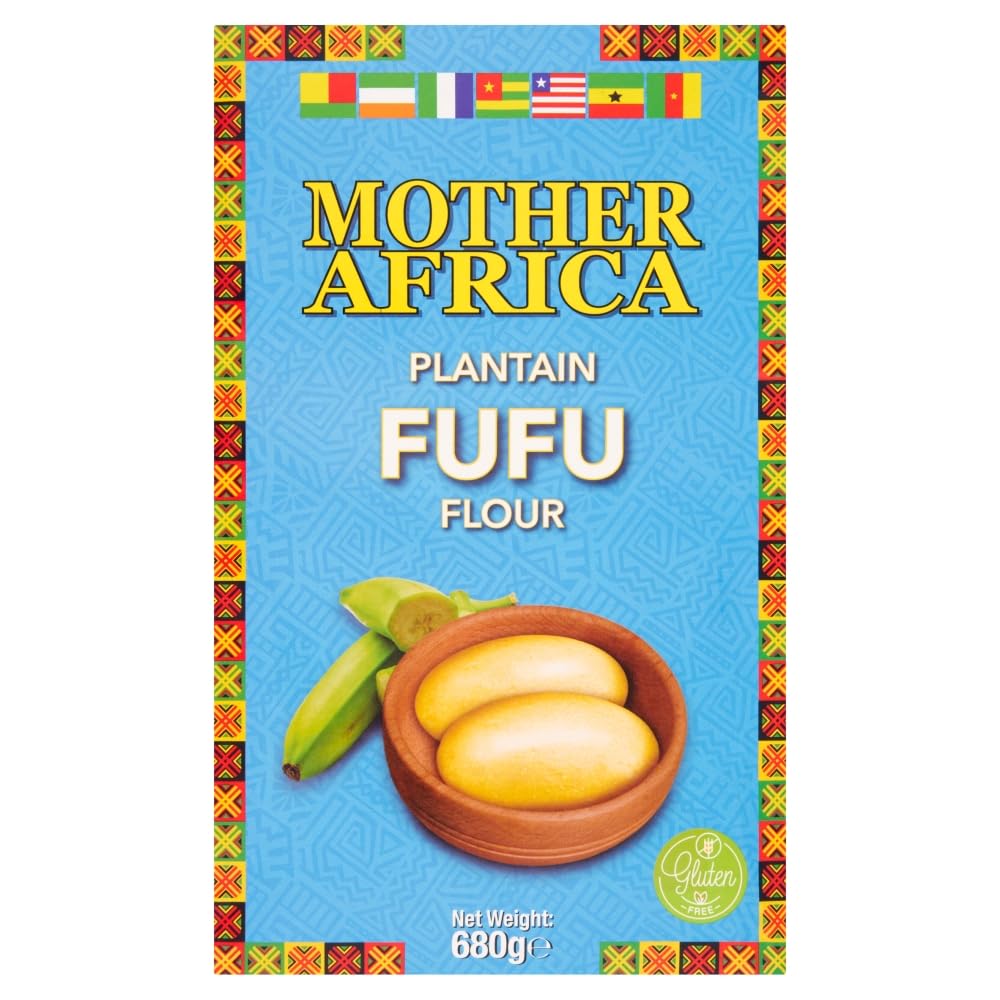 Mother Africa Fufu Flour (Plantain) | 680g Pack | Authentic African Cuisine Ingredient 1