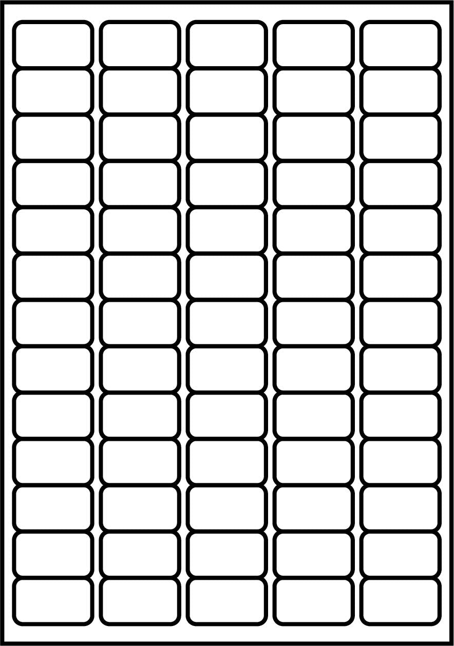 SmithPackaging A4 Self Adhesive Address Labels, 65 Labels Per Sheet, 100 Sheets, 6500 Total Labels 1