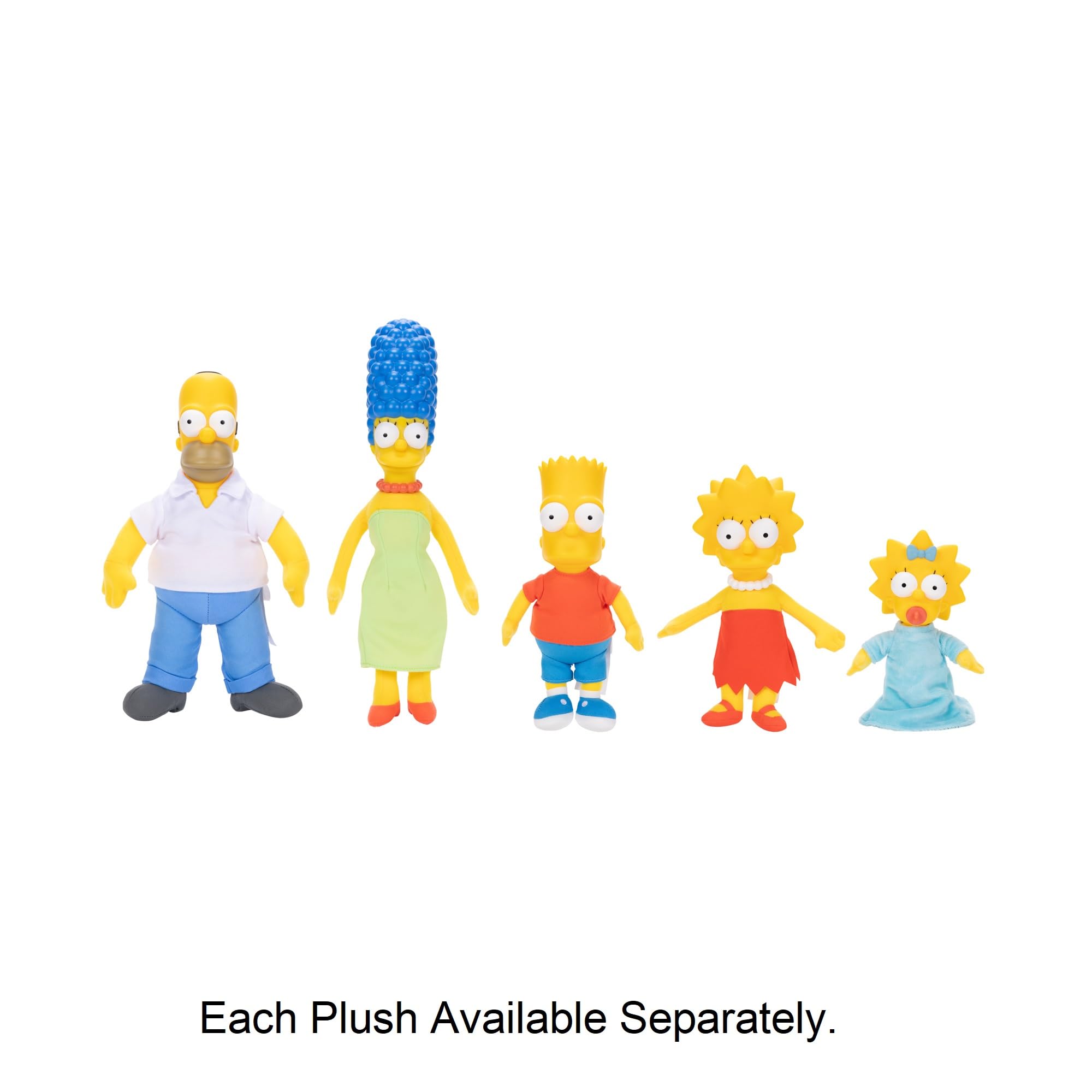 The Simpsons Homer Plush 25cm by JAKKS Pacific - Soft Stuffed Animal for Kids