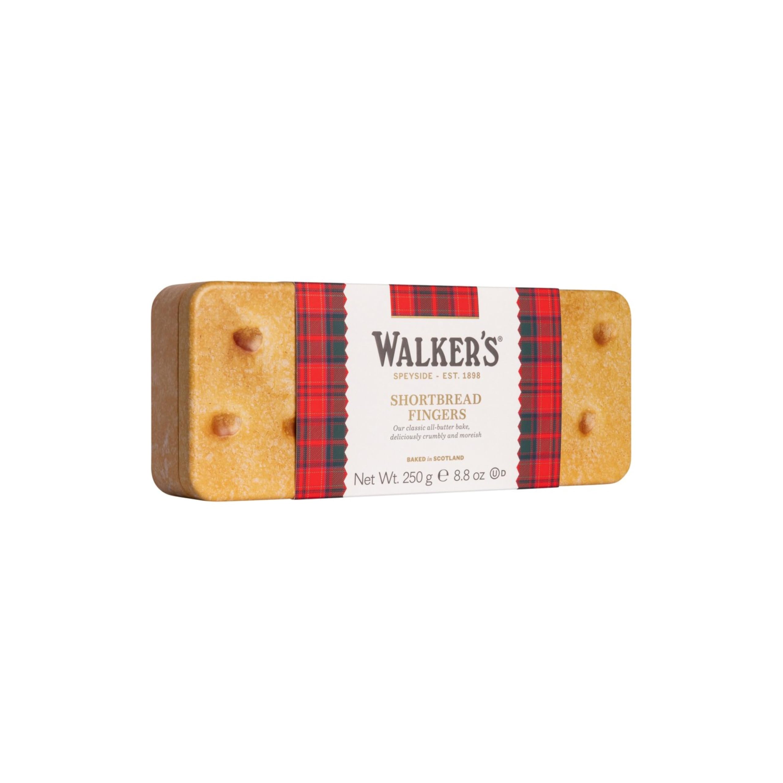 Walker's Shortbread Finger Tin - Traditional Pure Butter Scottish Cookies, 250g 1