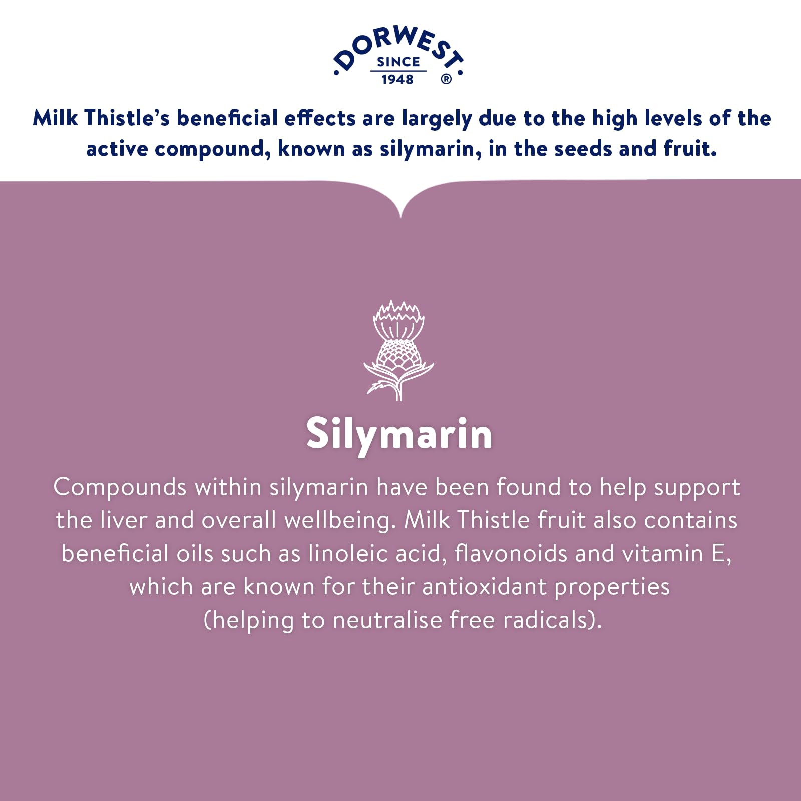 Dorwest Herbs Milk Thistle Tablets - Supports Liver Function | 100 Count | Herbal Supplement 5