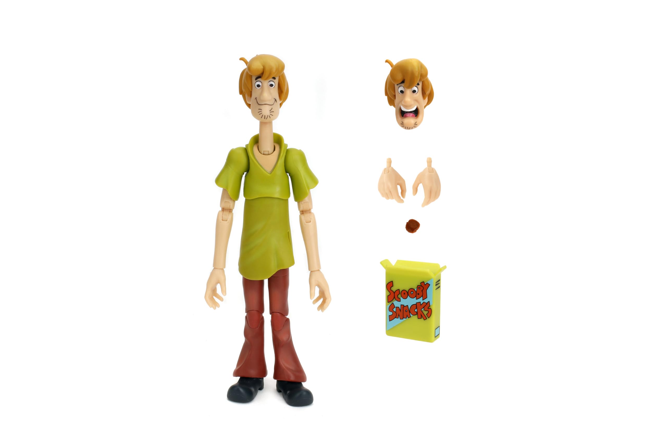 Scooby-Doo Shaggy 6-Inch Deluxe Action Figure - Highly Articulated Collectible with Accessories 1
