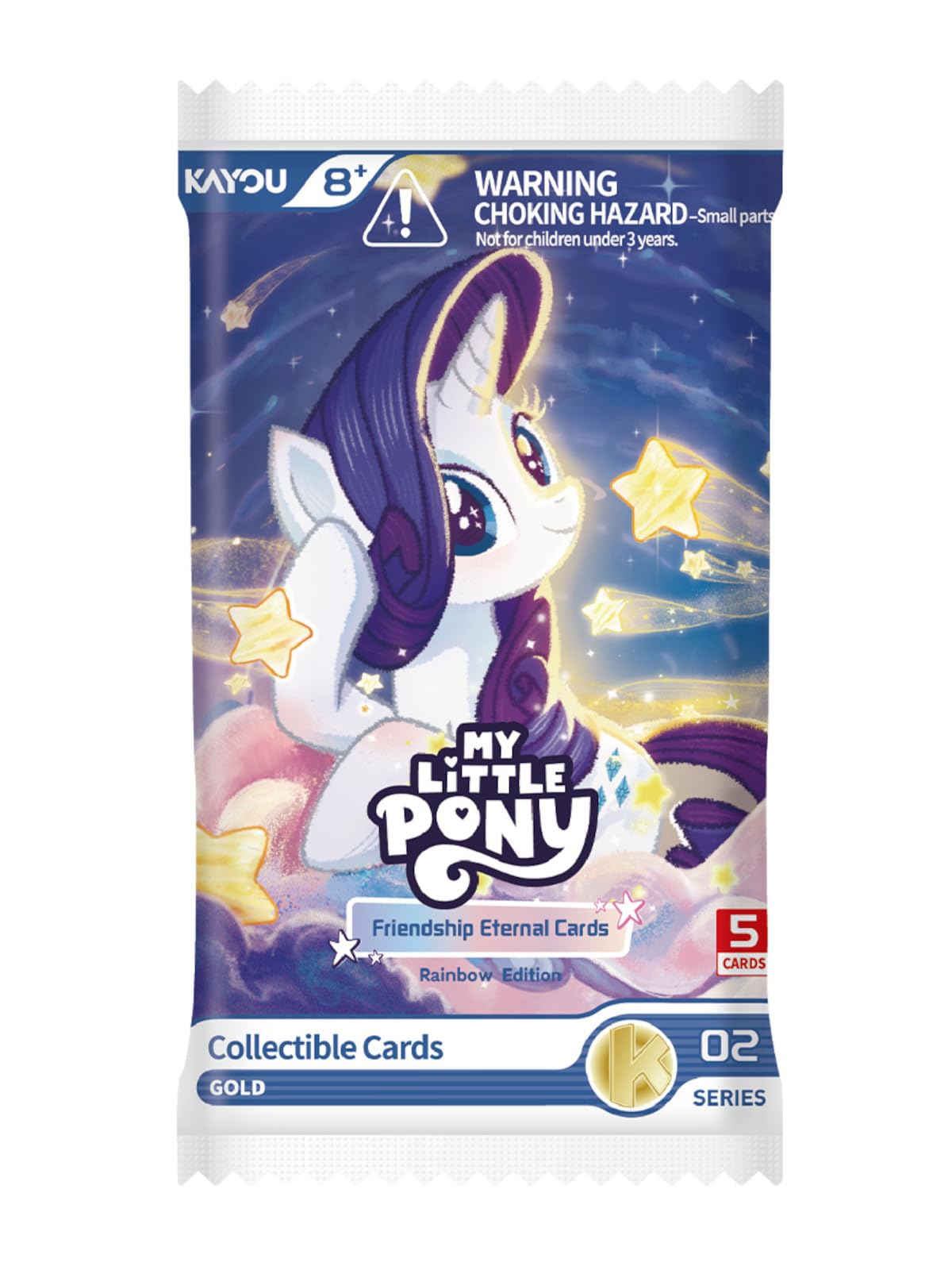 Kayou My Little Pony: Friendship Eternal Collectible Cards - Rainbow Edition Booster Display Box | 20 Packs (100 Cards Total)