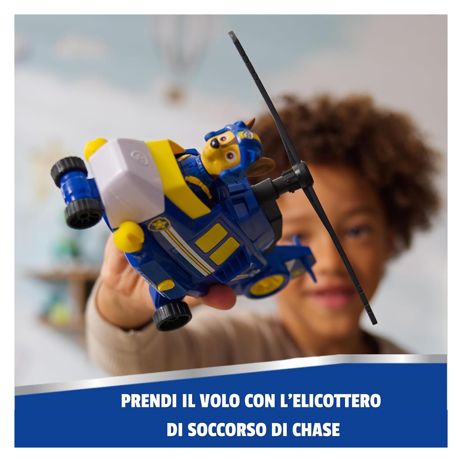 Paw Patrol Air Rescue Chase Action Figure & Hero Helicopter Toy | Ages 3-9 | Includes 2 Projectiles 4
