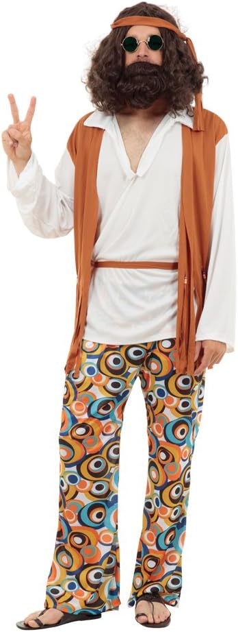 AC591 Hippie Man Costume - Adult 1