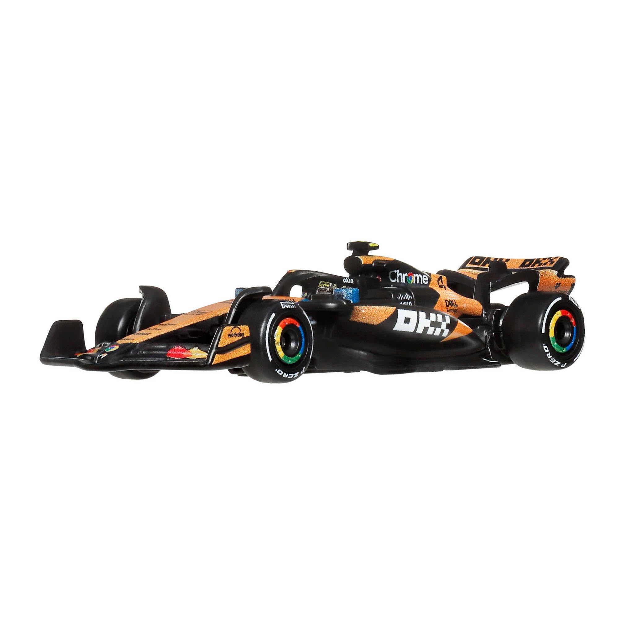 Hot Wheels 1:64 Scale McLaren #4 Lando Norris F1 Die-Cast Collectible JKD88 1