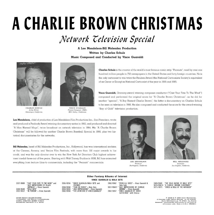 Vince Guaraldi Trio - A Charlie Brown Christmas [180g Vinyl]