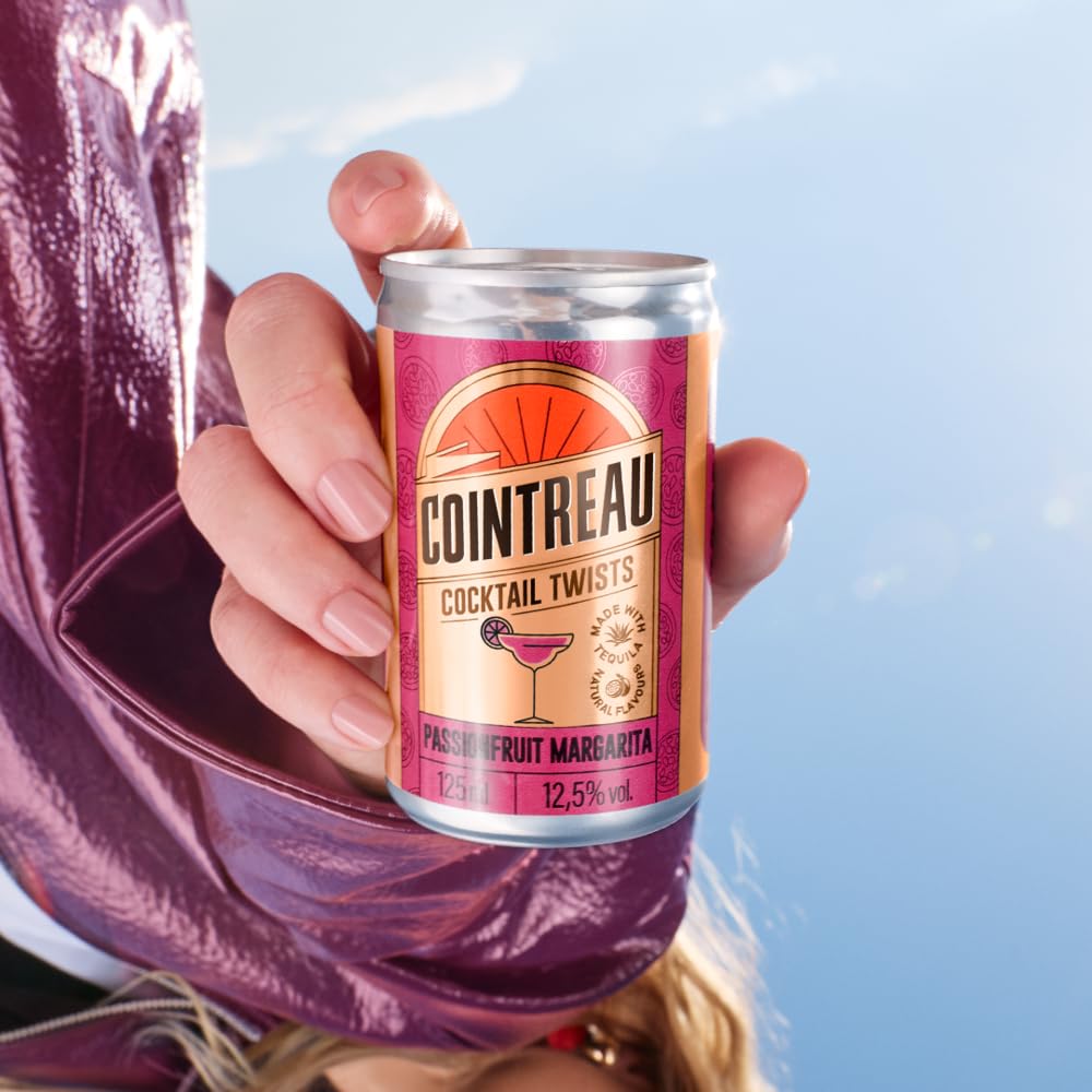 Cointreau Cocktail Twists - Passionfruit Margarita Ready to Drink | 12.5% ABV | Case of 12 3