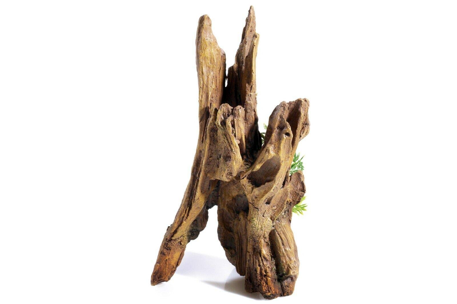 CLASSIC Driftwood Column Aquarium Ornament - 295mm Height | Fits 60L Tanks | Resin Construction 3