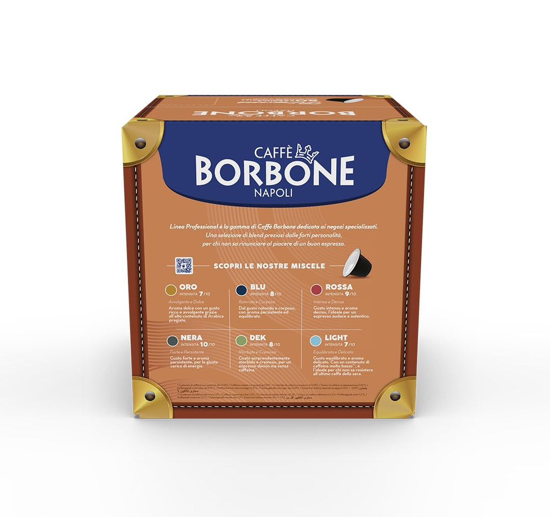 Caffè Borbone Respresso Dek Decaffeinated Coffee Blend - 50 Capsules for Nespresso® Machines