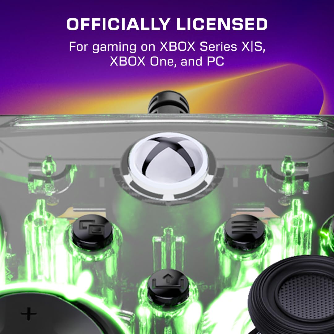 Turtle Beach Afterglow Clear Wired RGB Gaming Controller [PC] 4