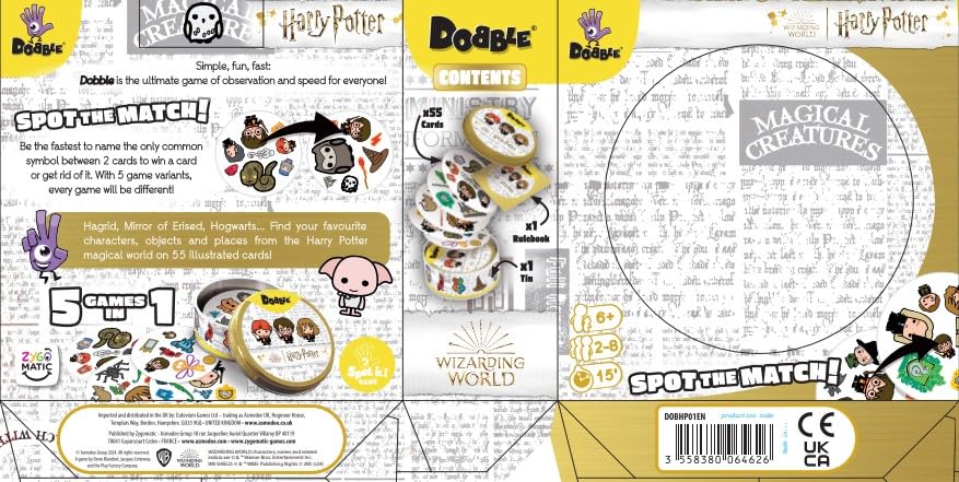 Asmodee Harry Potter Dobble Card Game 20