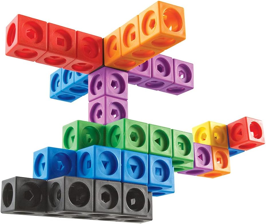 Learning Resources MathLink Cubes - Educational Building Set for Kids Ages 5+